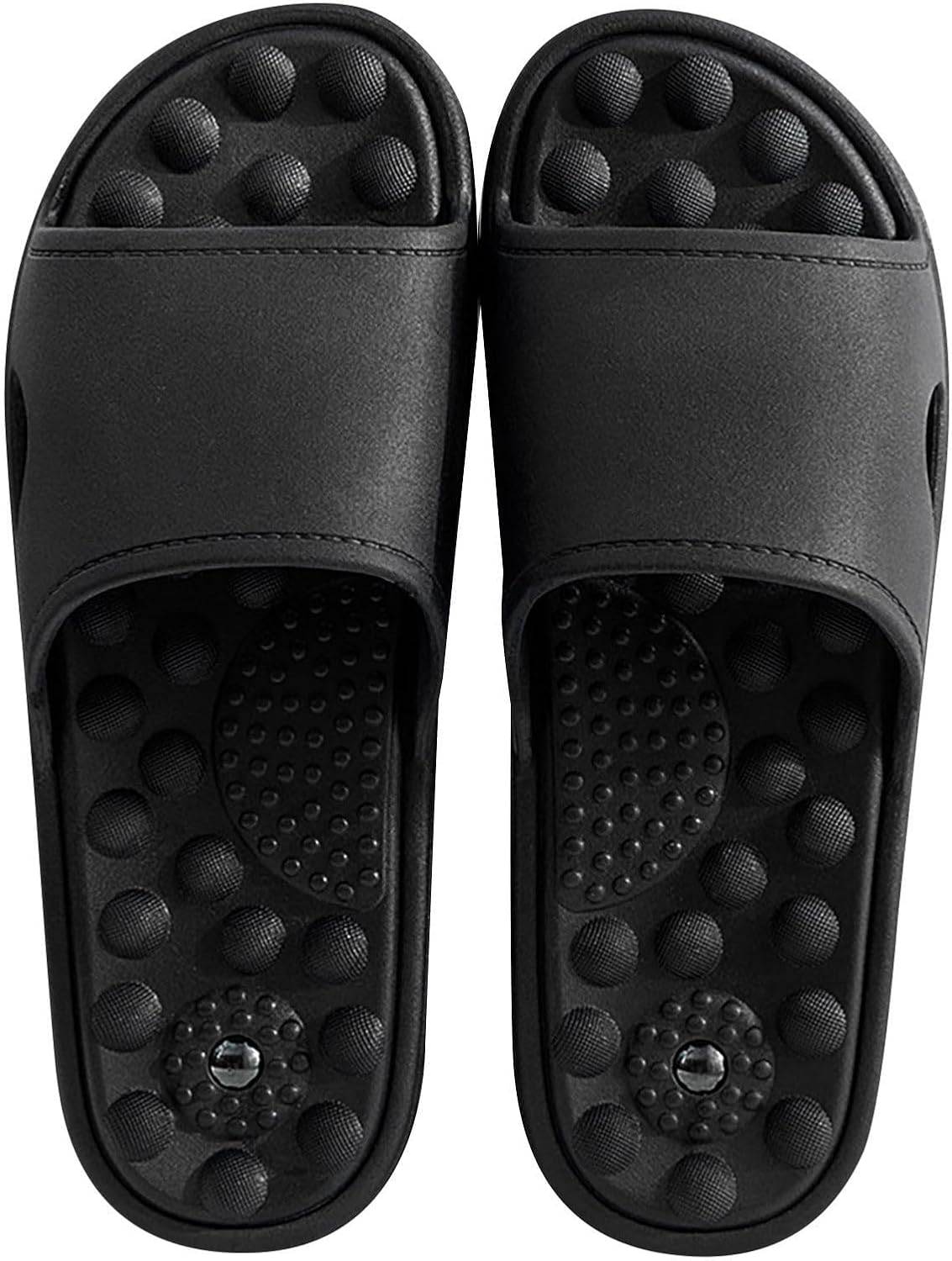 Foot Acupressure Slippers Men's Reflexology age ls Relief Plantar Fasciitis Pain Women's Open Toe age Shower Shoes Promote Foot Circulation And Relieve Tired Feet(,40/41 EU) (Green 3