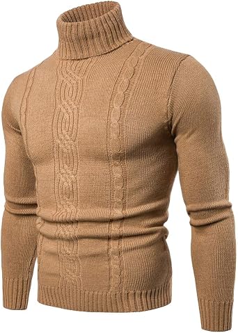 Aden Mens Winter Roll Neck - Polo Neck 