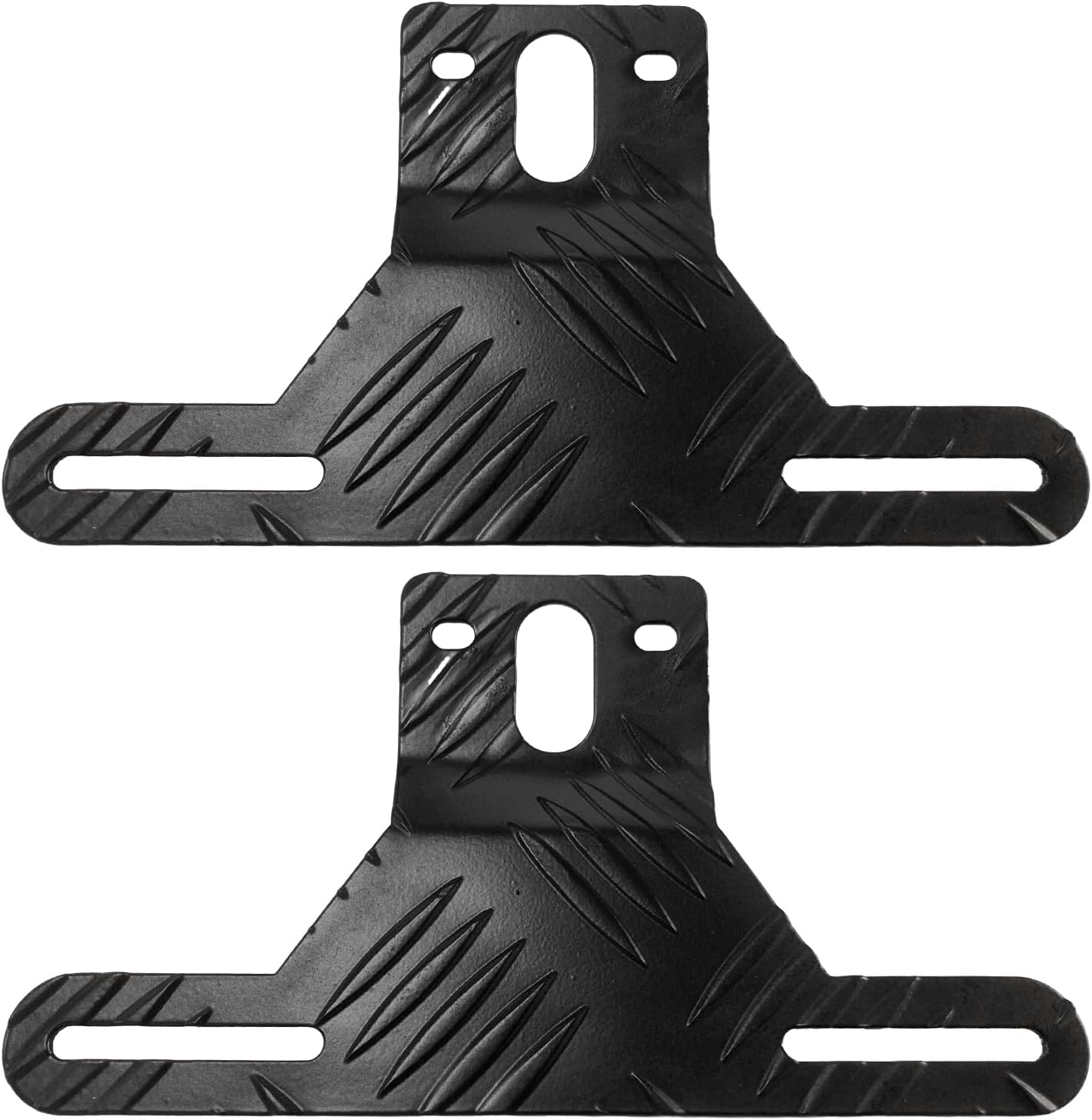 Augeny 2PCS Aluminum License Plate Light Bracket, Auto