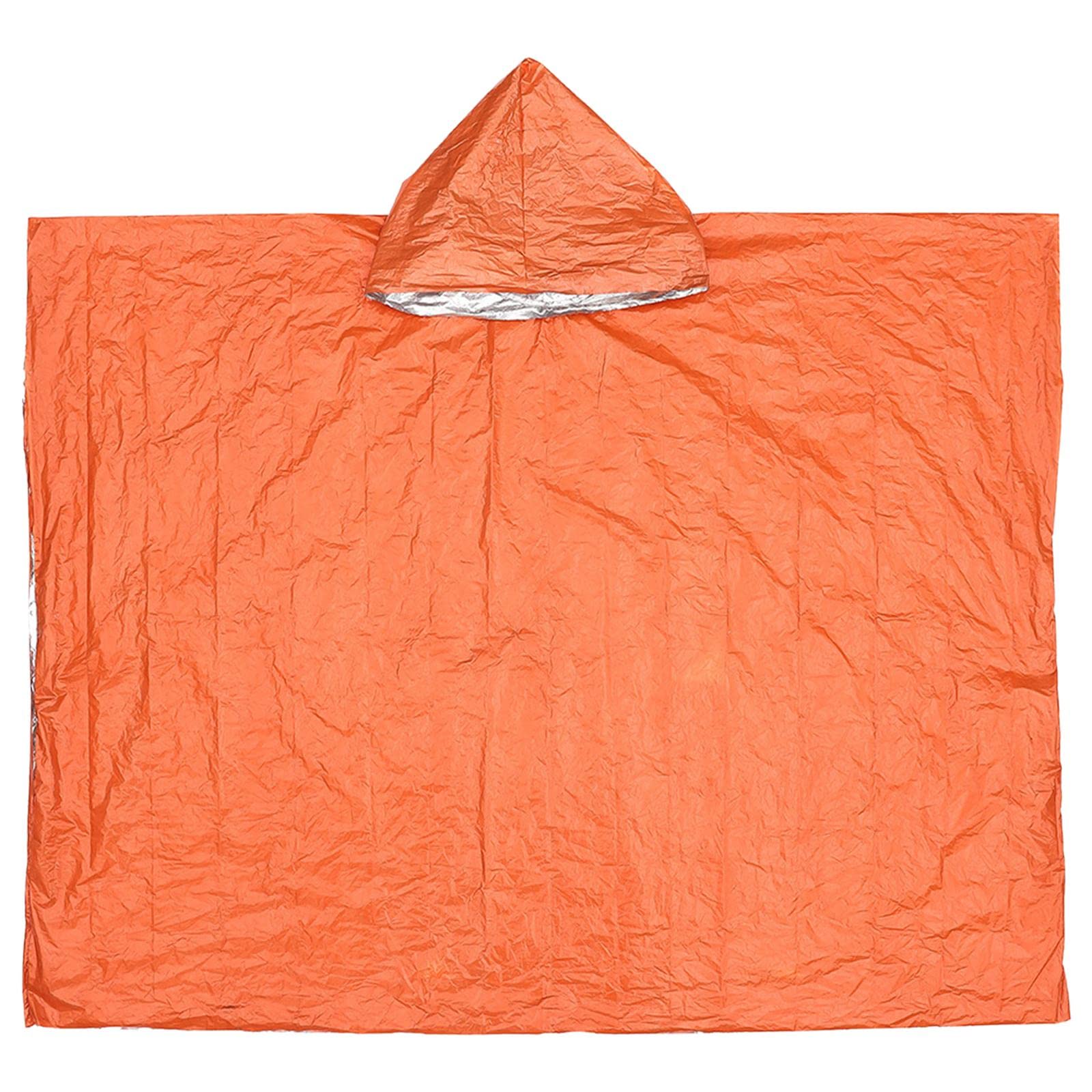 MYADDICTION Emergency Rain Coat Ponchos Waterproof for Camping Hunting Survival Gear-image-39