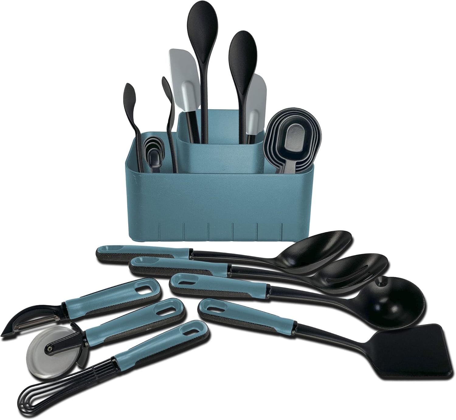 Mainstays 21 Piece Kitchen Tool and Caddy Set Home & Kitchen