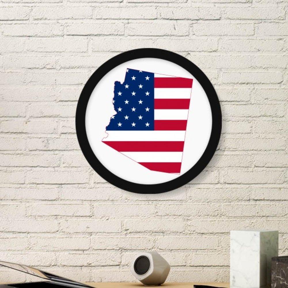 Drapeau américain cadre photo Arizona USA stickers muraux noirs DIYthinker