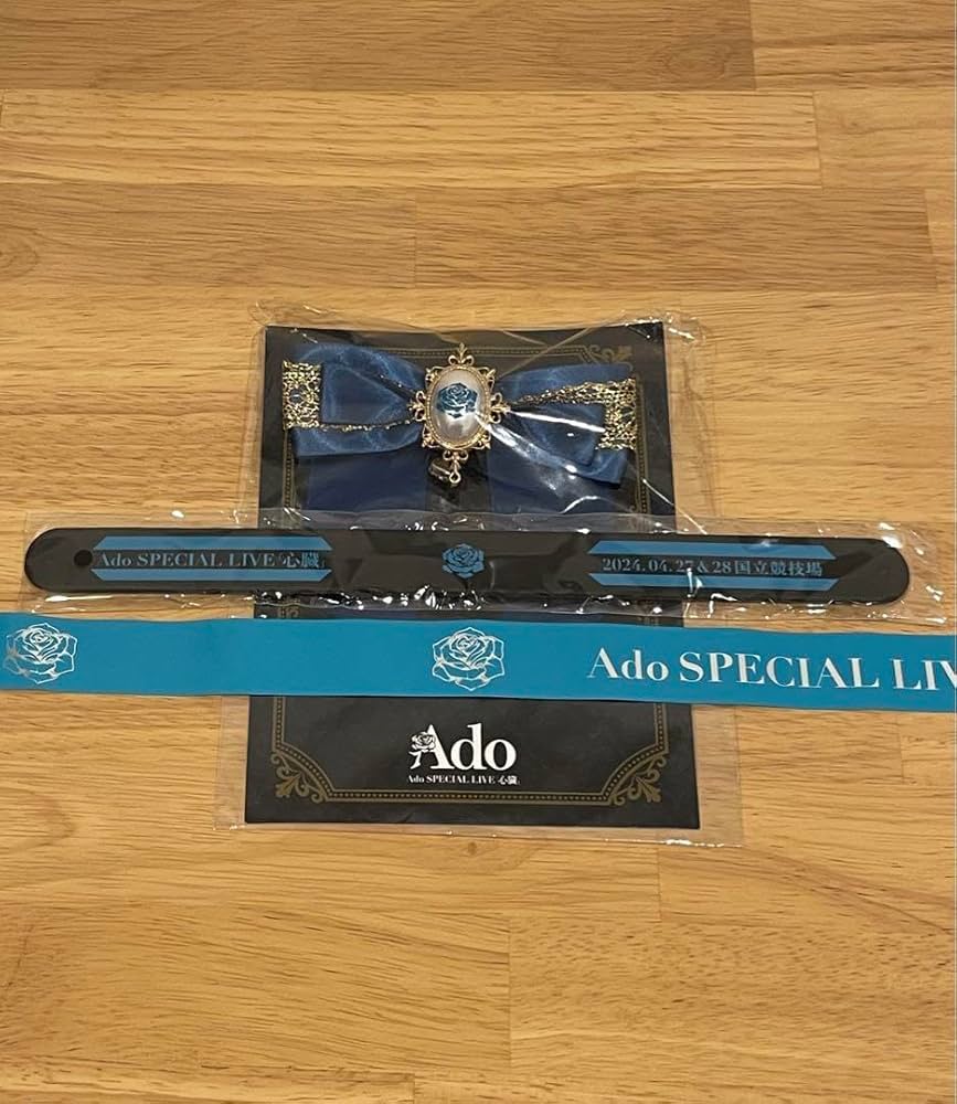 Ado SPECIAL LIVE 2024「心臓」リボンブローチ&ラバーバンド Ado Ribbon Broach 