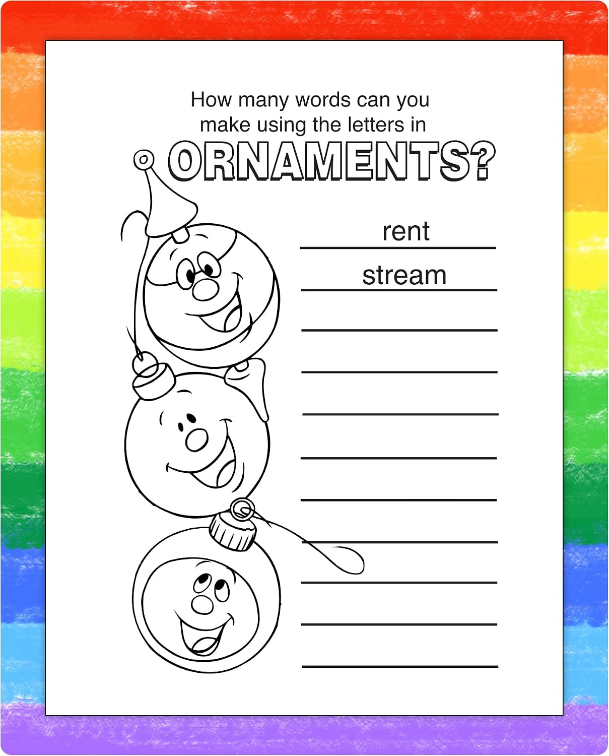 ZOCO - Holiday Fun - Mini Activity Pads (50 Bulk Pack Without Crayons) - Christmas Party Favors, Goodie Bag Stuffers, Coloring, Games, Mazes, Word Search, Puzzles, Activities for Kids