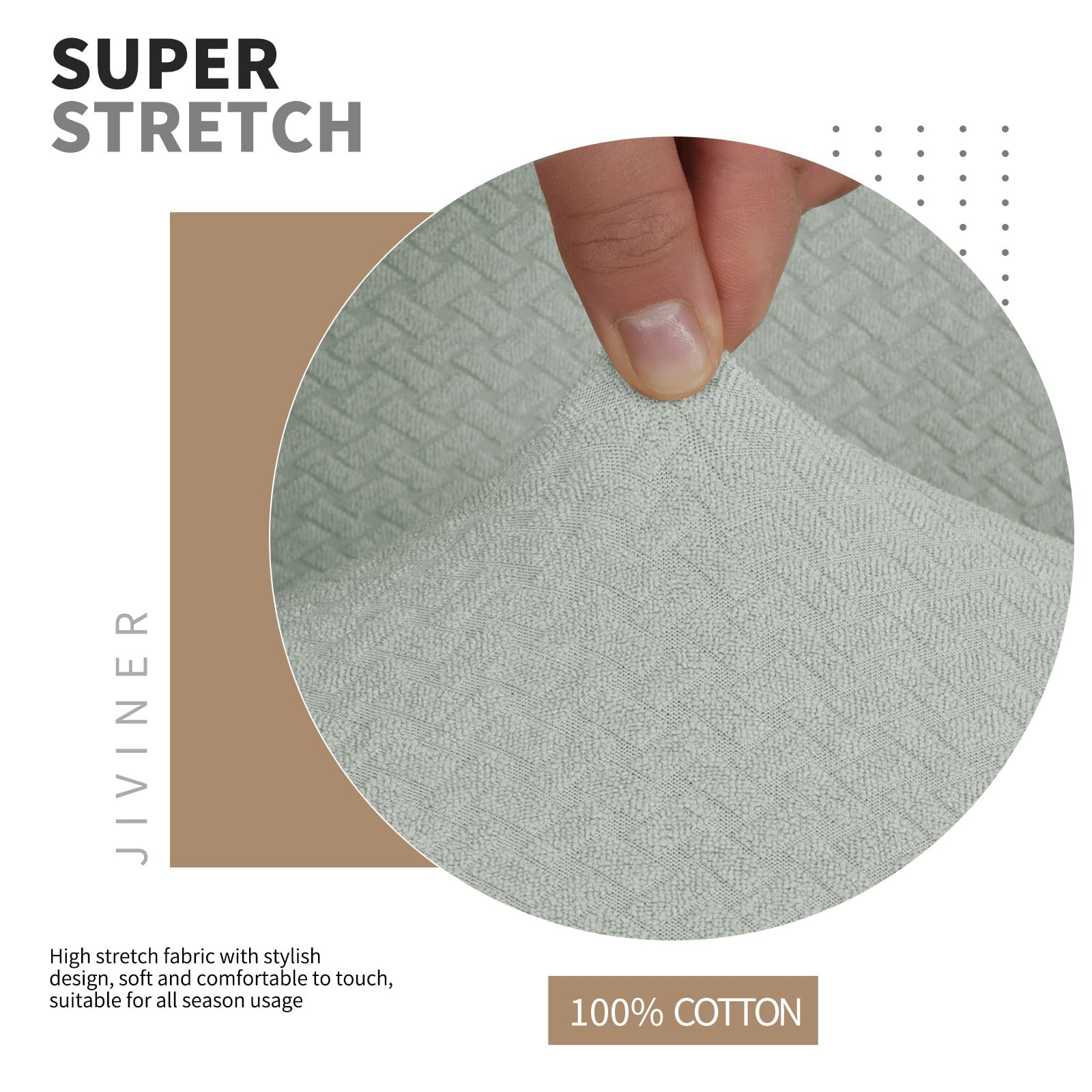 Ohrensessel Überzug Stilvolle Volltonfarbe Ohrensessel Überzug Bezug Spandex waschbar mit elastischer Unterseite Rutschfester Möbelbezug -Rotwein-