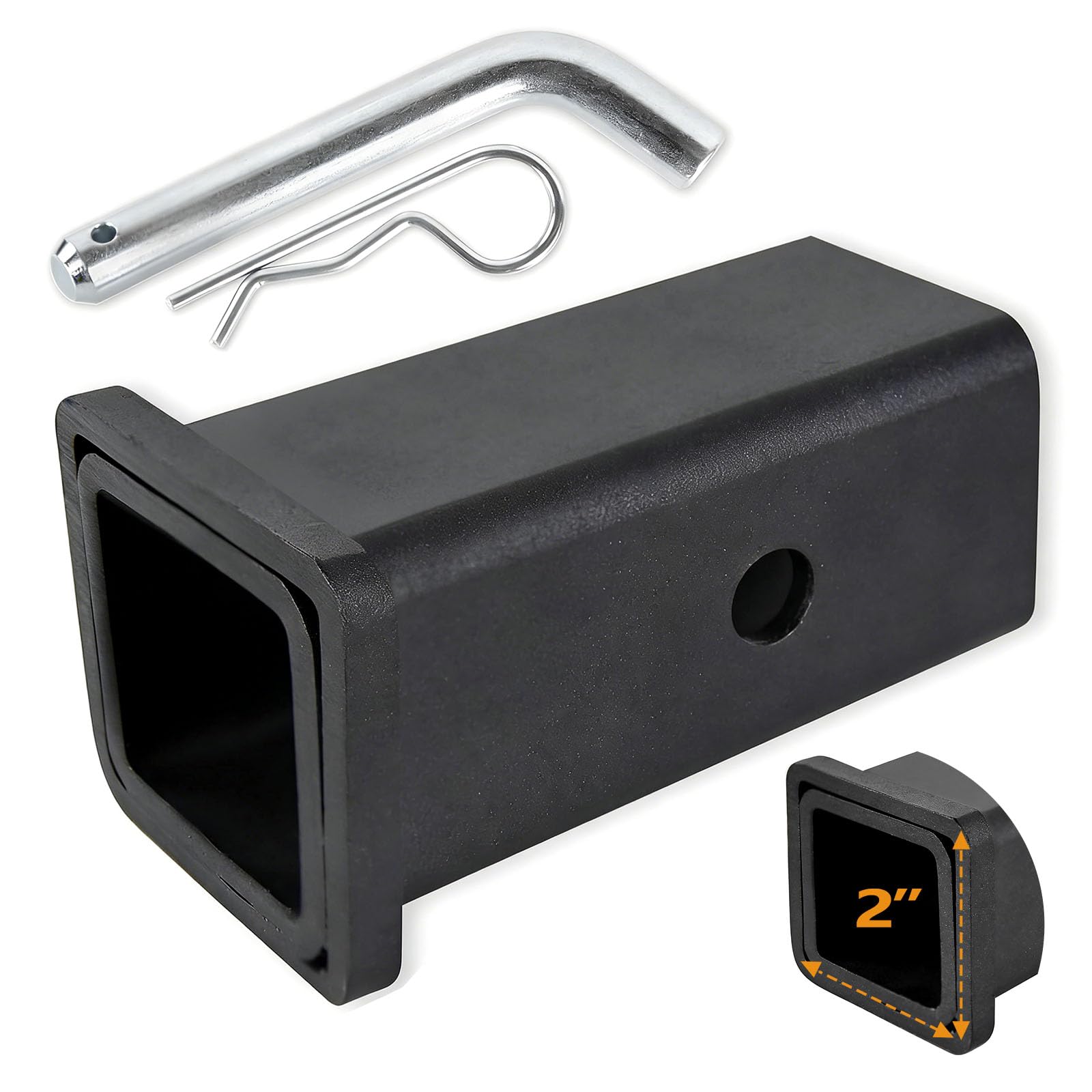 Photo 1 of TOPBEE Trailer Hitch Adapter 2-1/2" to 2" Reducer Sleeve