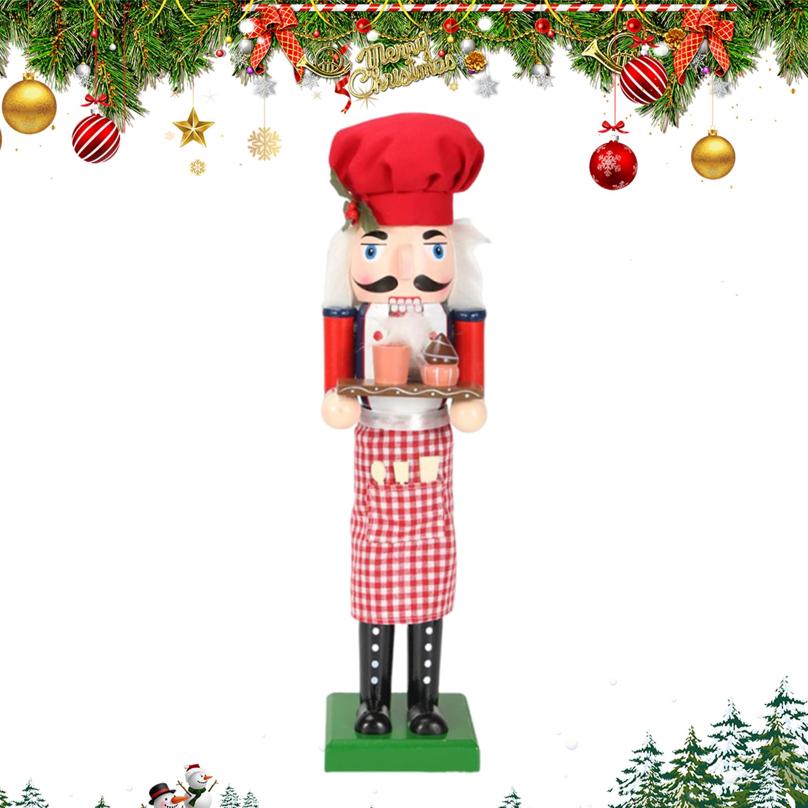 Casse-noisette en bois figurine traditionnelle à offrir pour les fêtes de fin d'année