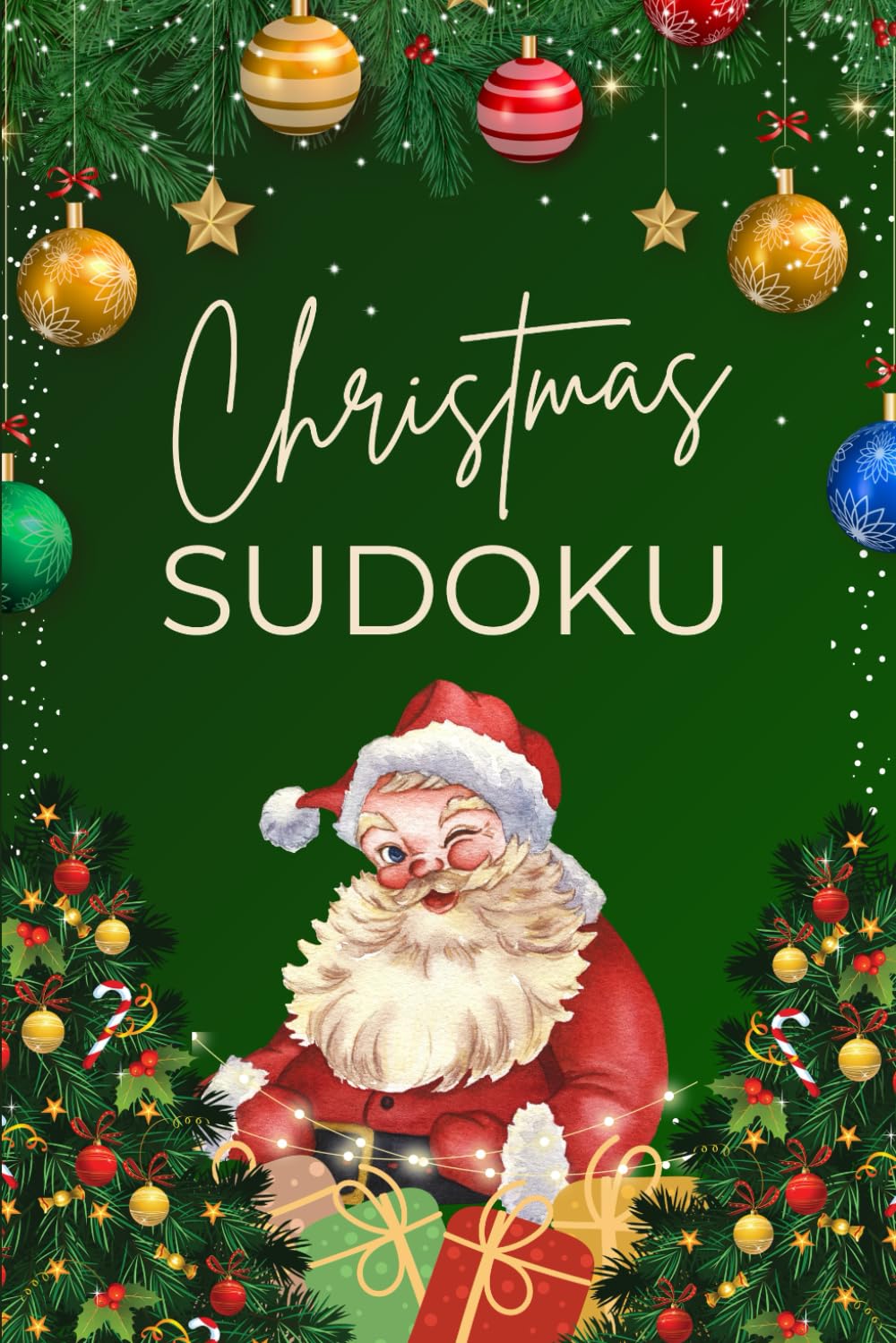 Stocking Stuffers for Adults: Christmas Sudoku - Easy, Medium & Hard Puzzles | Fun Holiday Activity Book for Adults