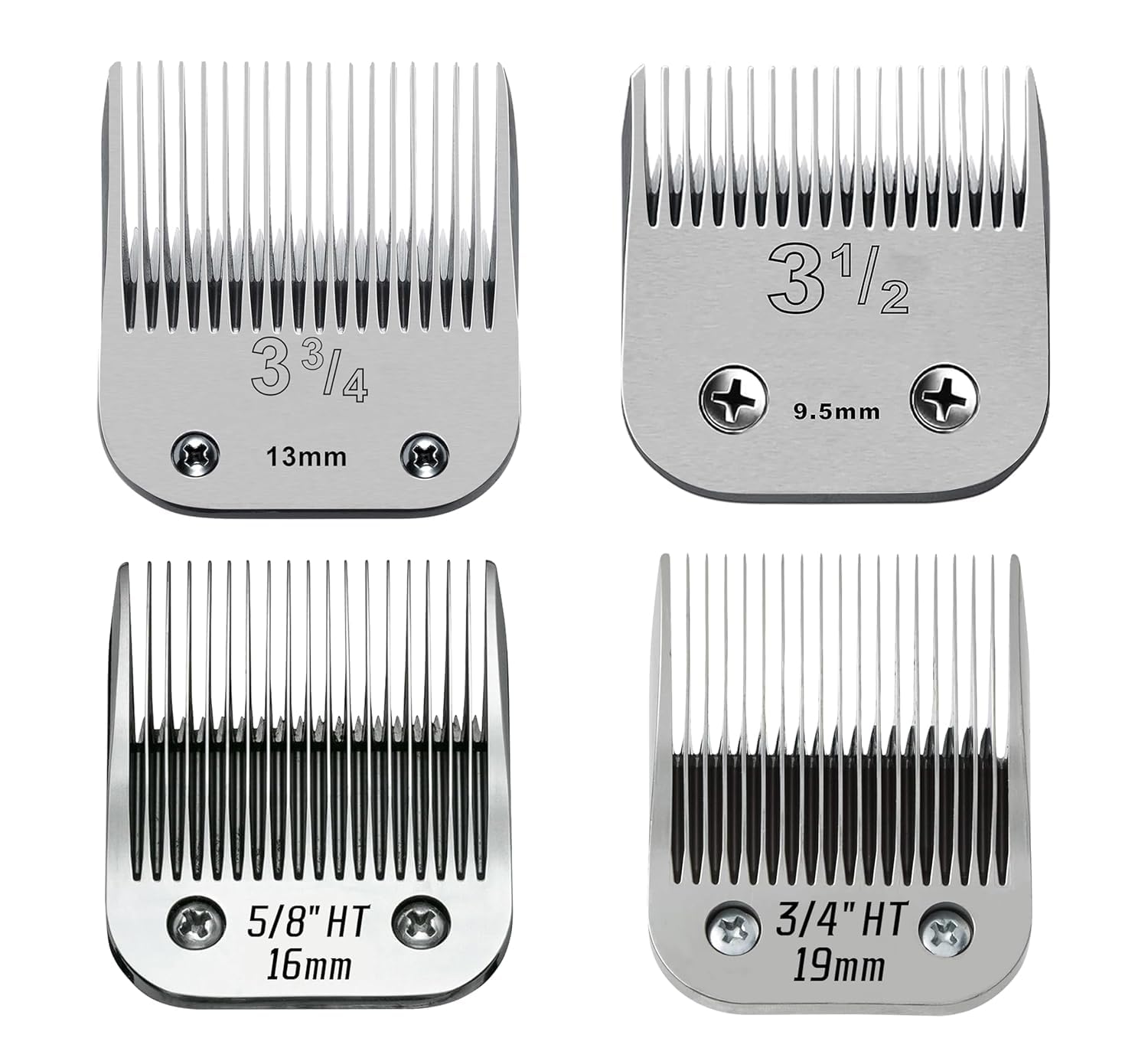 Replacement Ceramic Blades Set,Compatible with Oster 76,Andis,Wahl KM10 — image 1