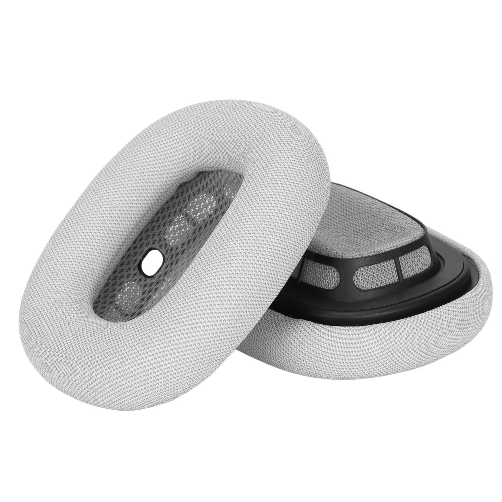 Cuscinetti Auricolari, Cuscinetti Auricolari per Cuffie di Ricambio in Morbido Memory Foam Cuscinetti in Pelle Proteica Paraorecchie per Cuffie (Grigio)