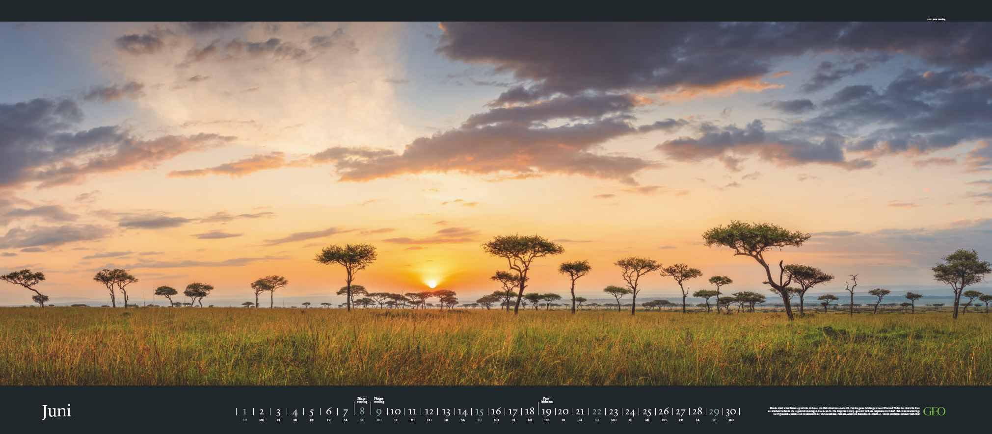 GEO - Panorama: Der Blick ins Weite Wandkalender 2025 - Spektakulärer Landschaftspanorama, Großes Format 137x60 cm, mit Beeindruckenden Weitblick-Fotografien