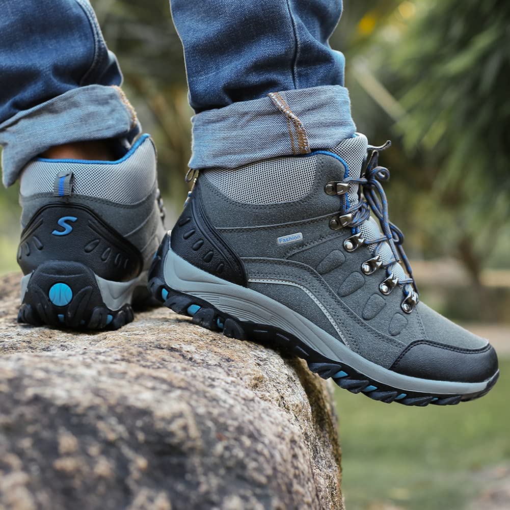 Bottes de Randonnée Montagne Femmes Hommes Chaussures de Randonnée Imperméables Femmes Antidérapantes Confortables
