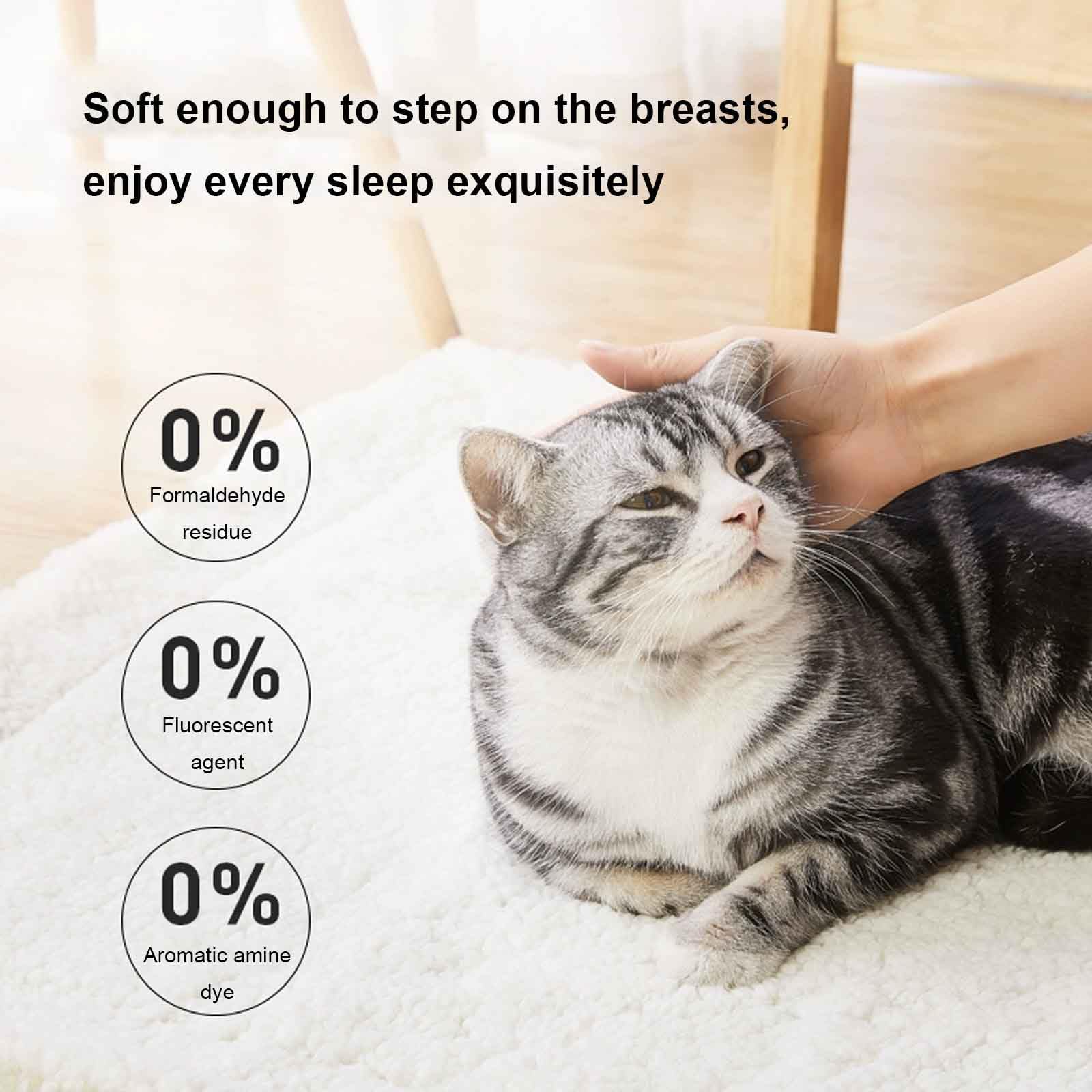 Manta Suave De Felpa, Mantas Perros, Doble Lado Manta Lavable, Manta para Gatos, para Perros Gatos, Ideales para Sofás Y Camas,L