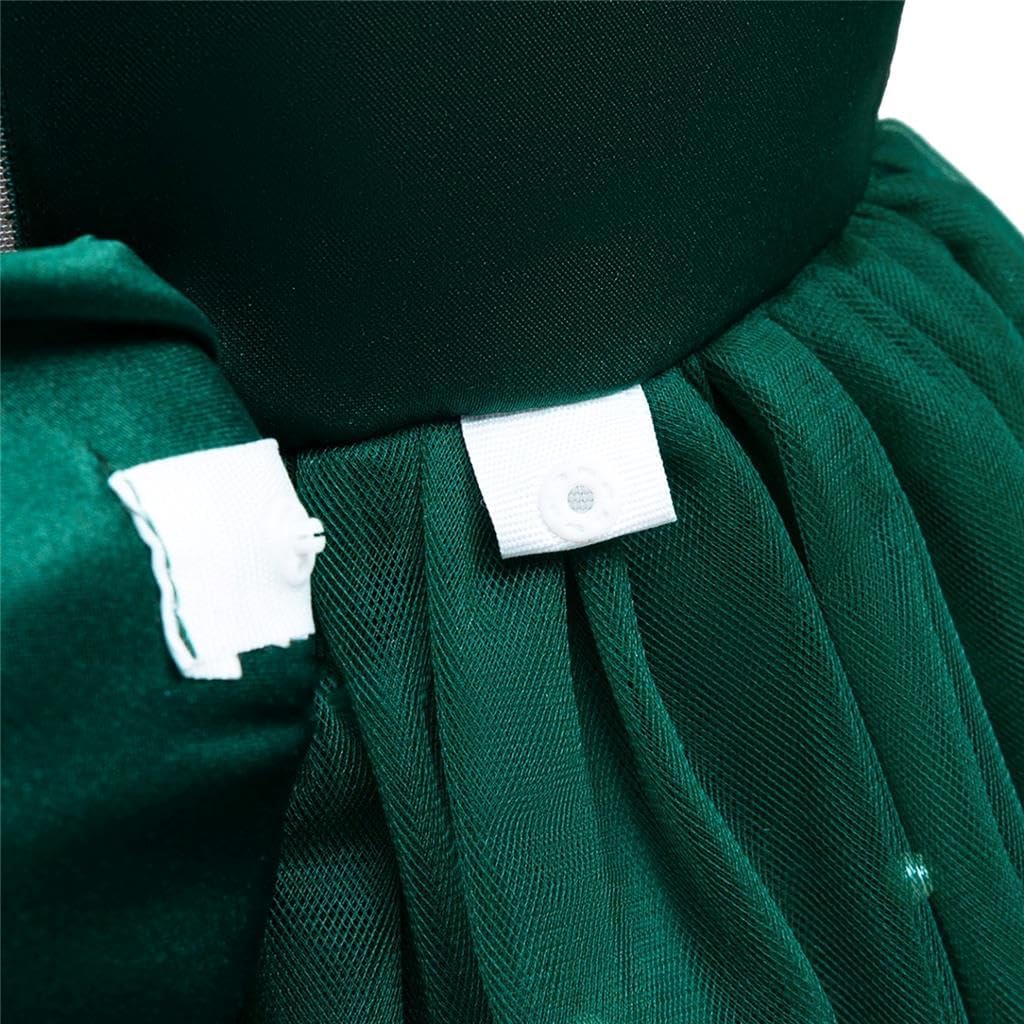 Dressy Daisy Baby Toddler Little Girls' Special Occasion Dress Wedding Pageant Flower Girl Birthday Party Gown with Pearl - Image 6