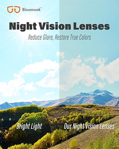 Miniatura 3 de Bloomoak - Gafas de bloqueo de luz azul-Gafas de juego ámbar antirreflejos para un mejor sueño para pantallas, juegos, televisores, teléfonos