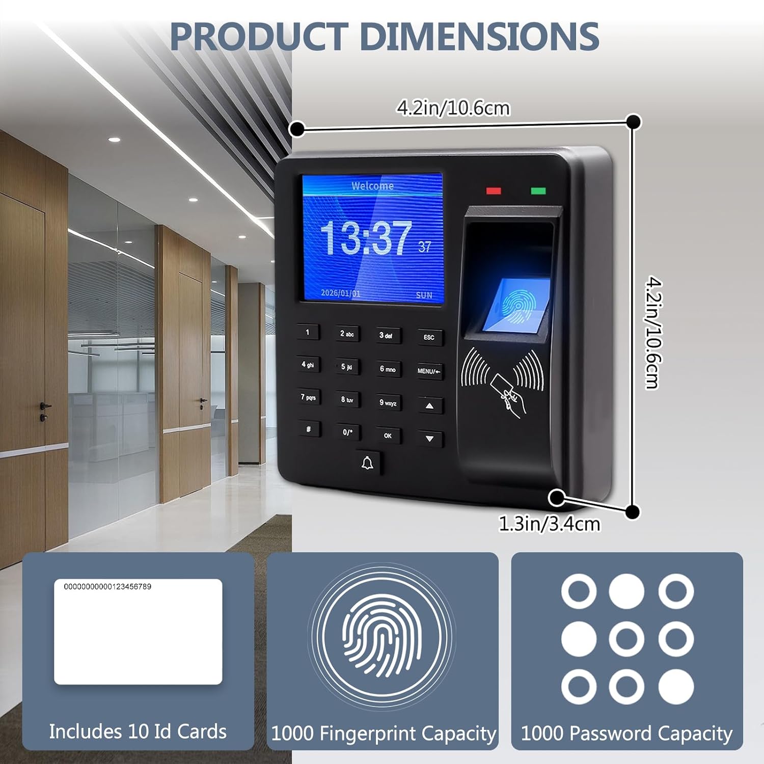 Ujjlenyomat olvasó és kártyaolvasó funkció