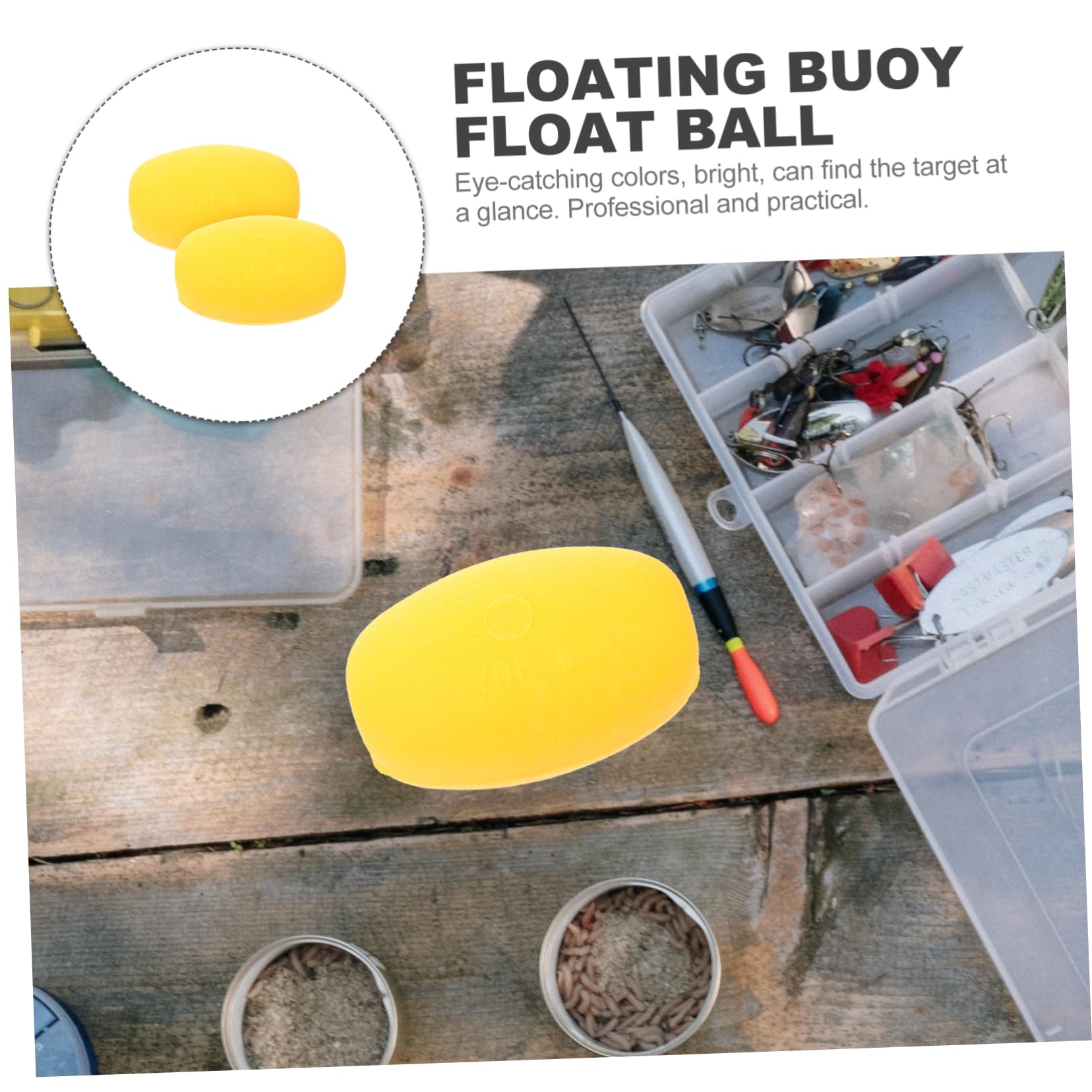 Yardwe Fly Fishing Float Buoy Leichte Langlebige Und Multifunktionale Schwimmkörper Für Angeln Bootsfahrten Und Kajakzubehör Design Zu Installieren Transportieren