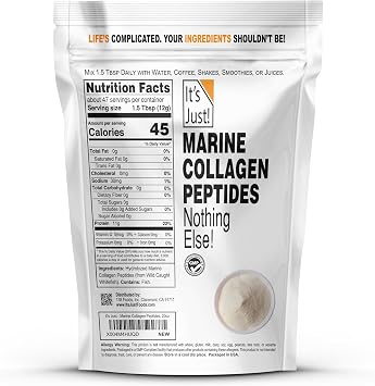 It's Just! - Marine Collagen Peptide Protein Powder, 20oz