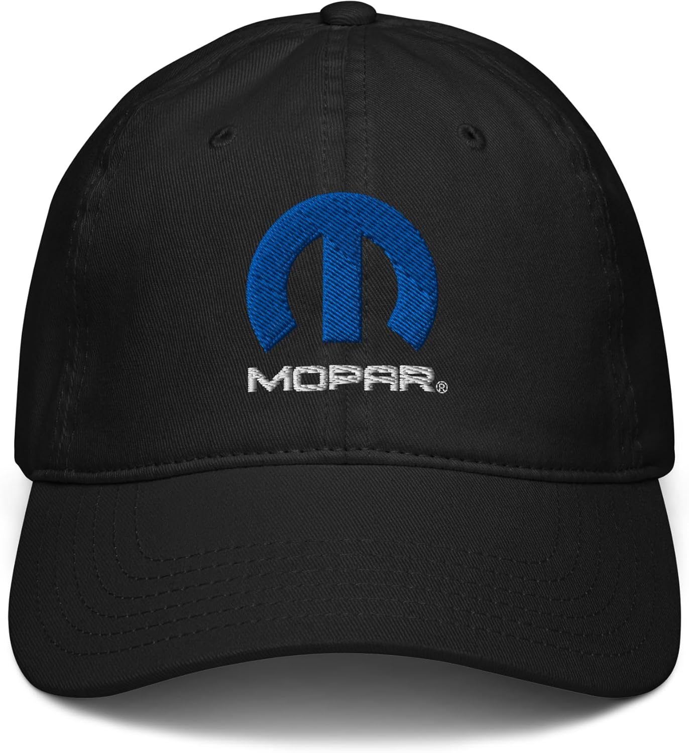 Mopar Logo (Blue) Adjustable Baseball Hat - Image 2