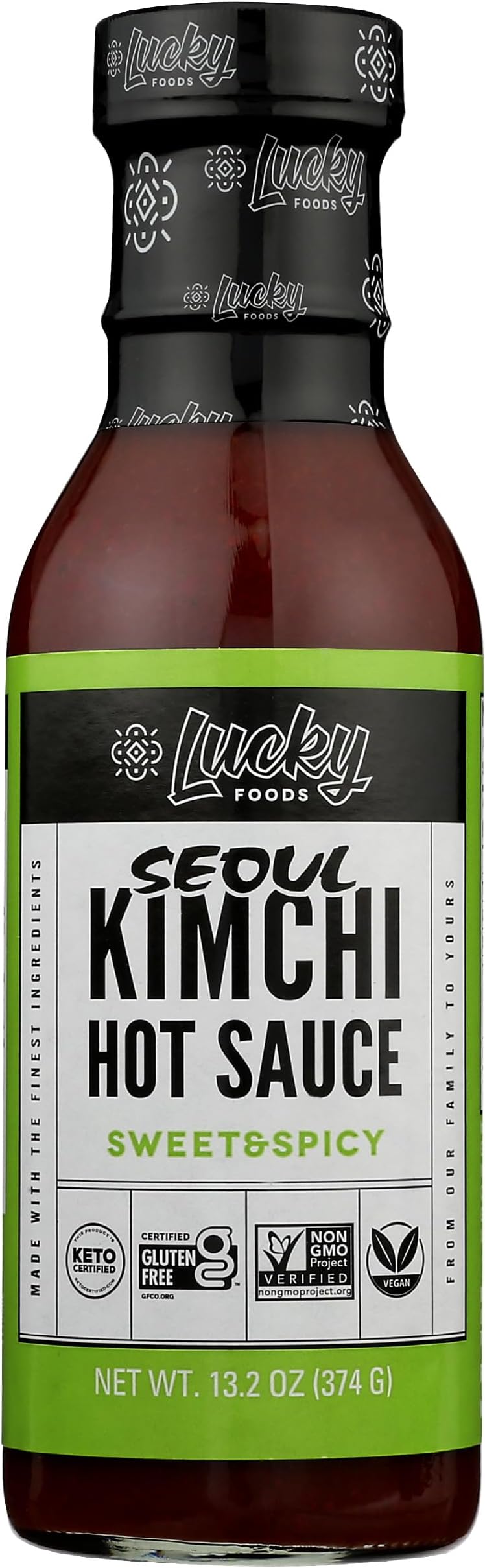 LUCKY FOODS Sweet And Spicy Kimchi Sauce, 13.2 OZ