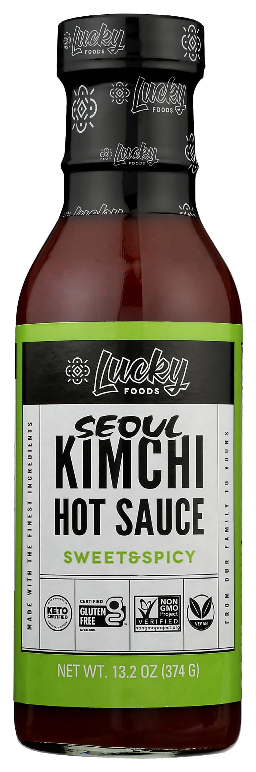 SEOUL Sweet And Spicy Kimchi Hot Sauce, 13.2 OZ