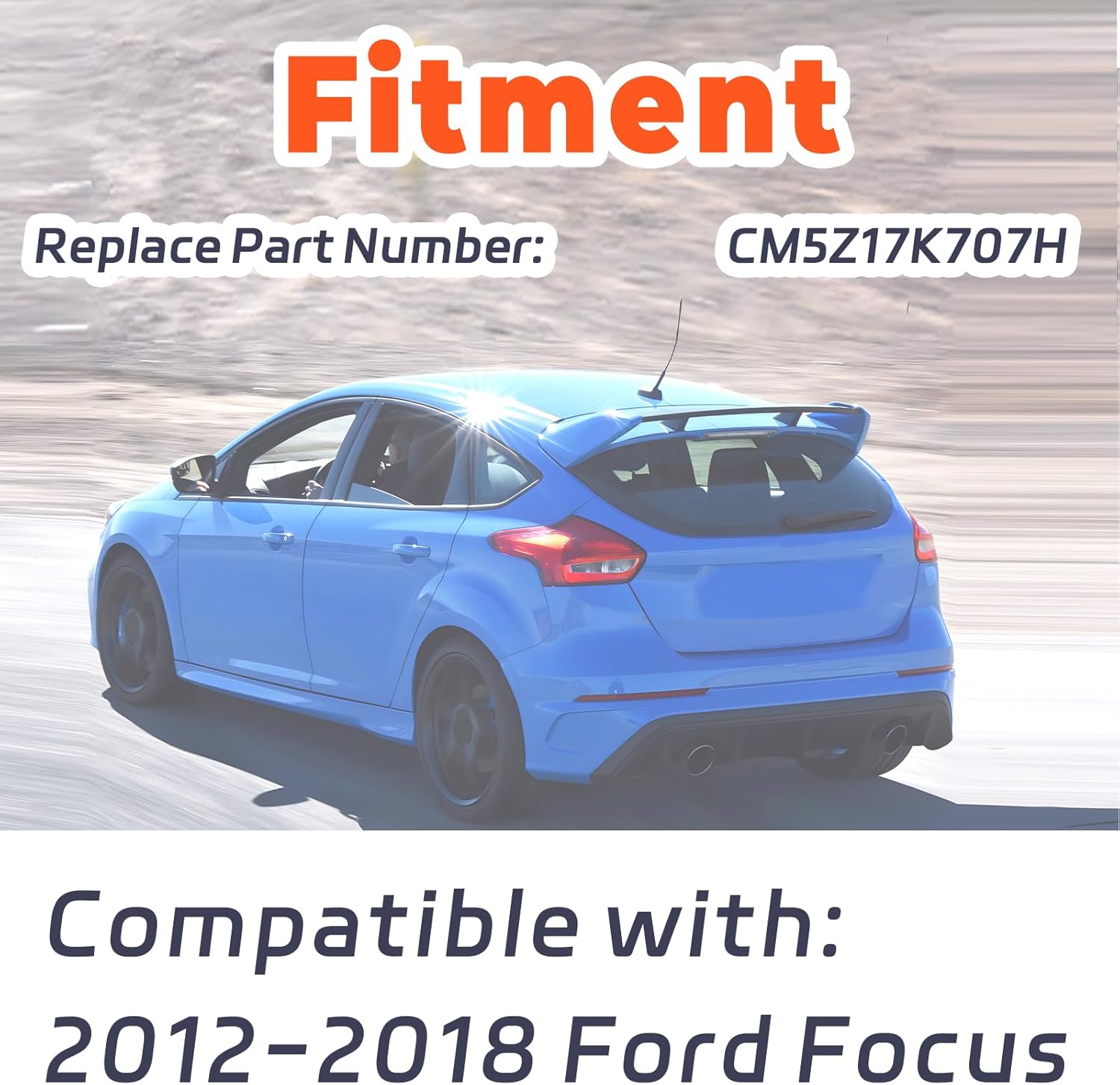 Driver Left Side Mirror Replacement For Ford Focus 2012 2013 2014 2015 2016 2017 2018 OEM Fit Mirror Glass Replace CM5Z17K707H