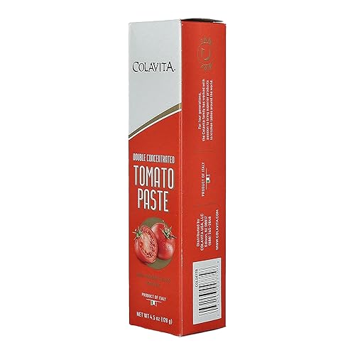 COLAVITA Paquete de 1 tubo de pasta de tomate (4.5 onzas)