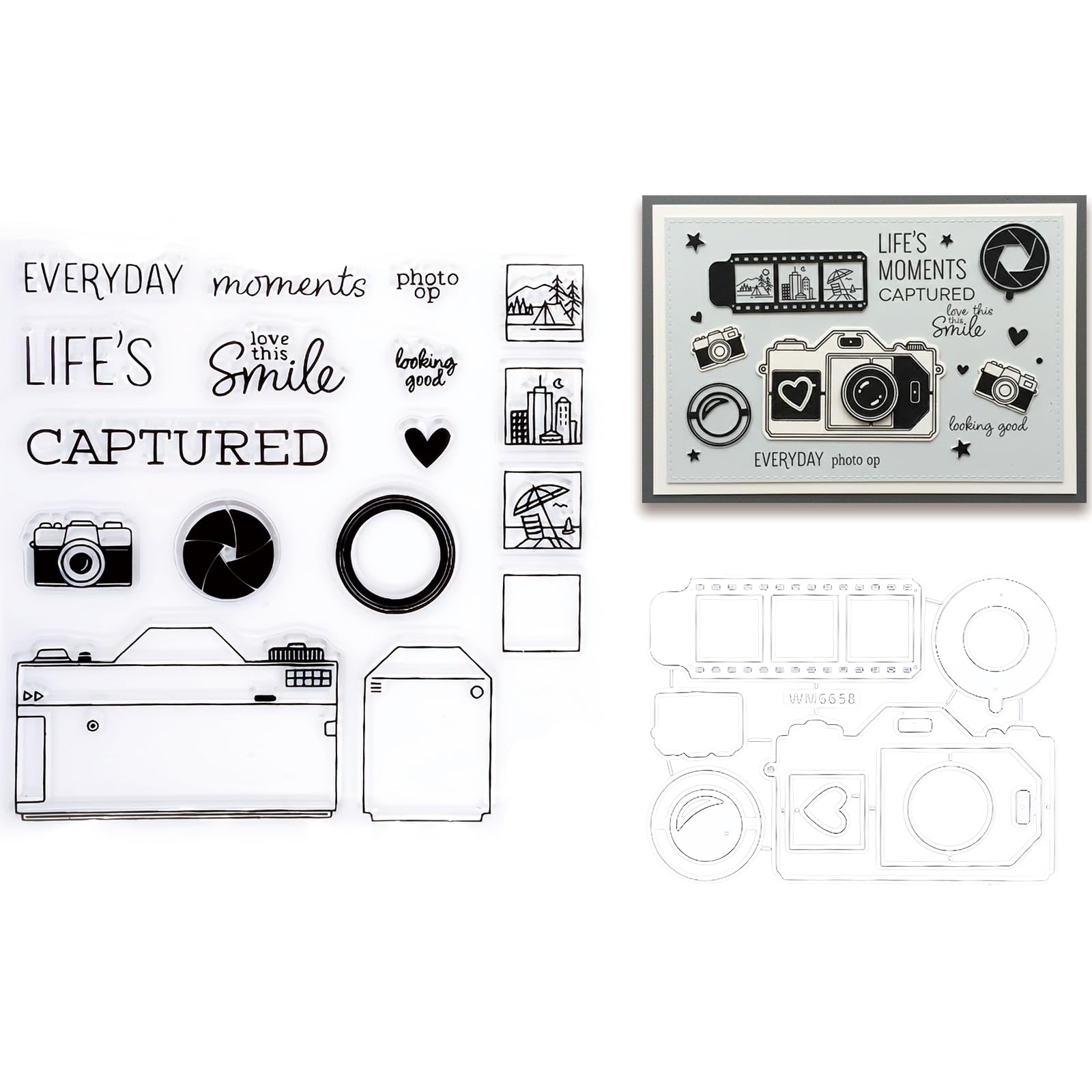 2025-2026 Stamps and Dies for Card Making, Stamps and Dies Set 2025 for Christmas and Halloween, Die Cut DIY Various Festivals Album Scrapbooking Birthdays Greeting Card (6648) — view 17