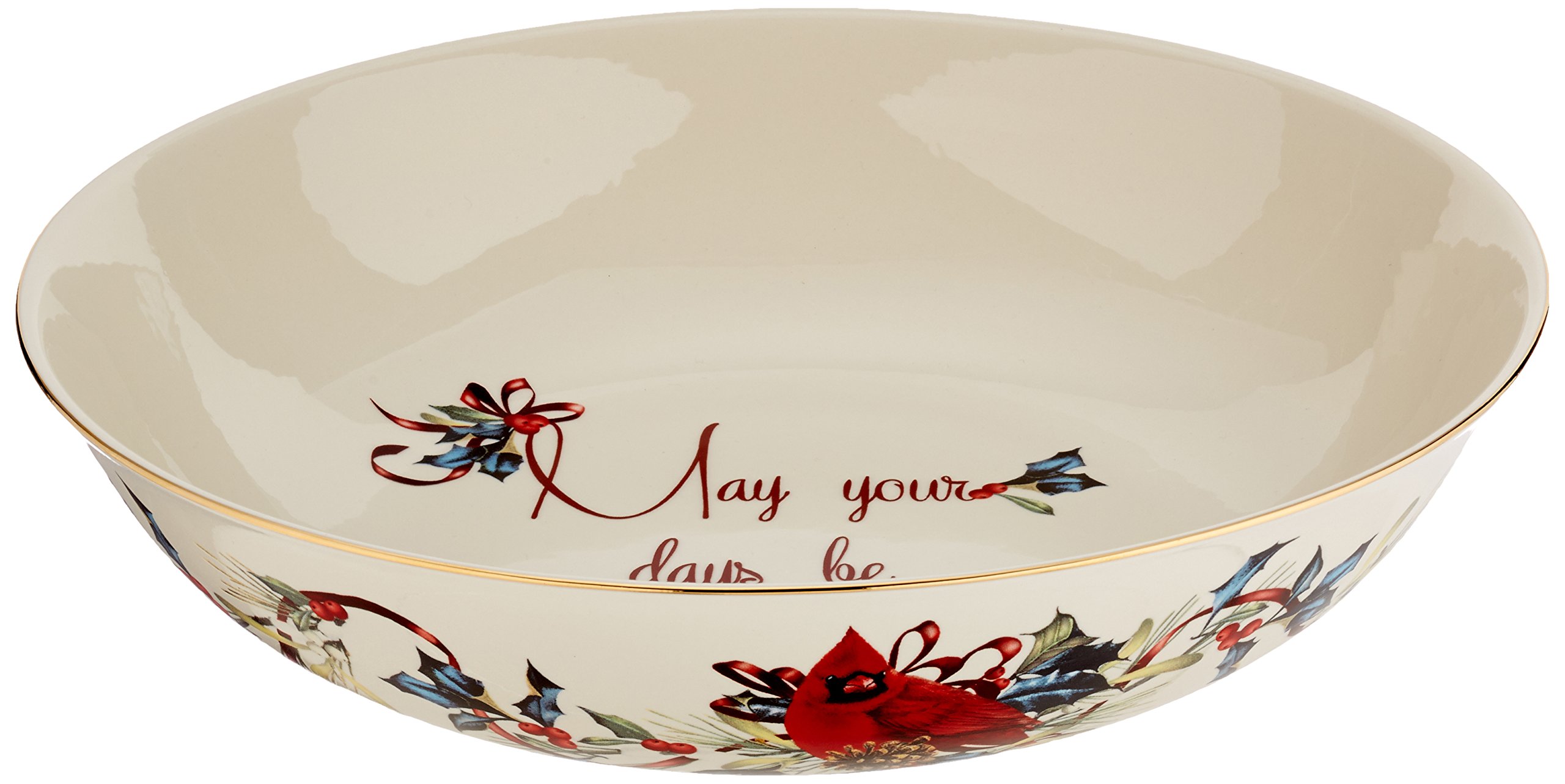 Lenox Winter Greetings Bowl, May Your Days be Merry and Bright