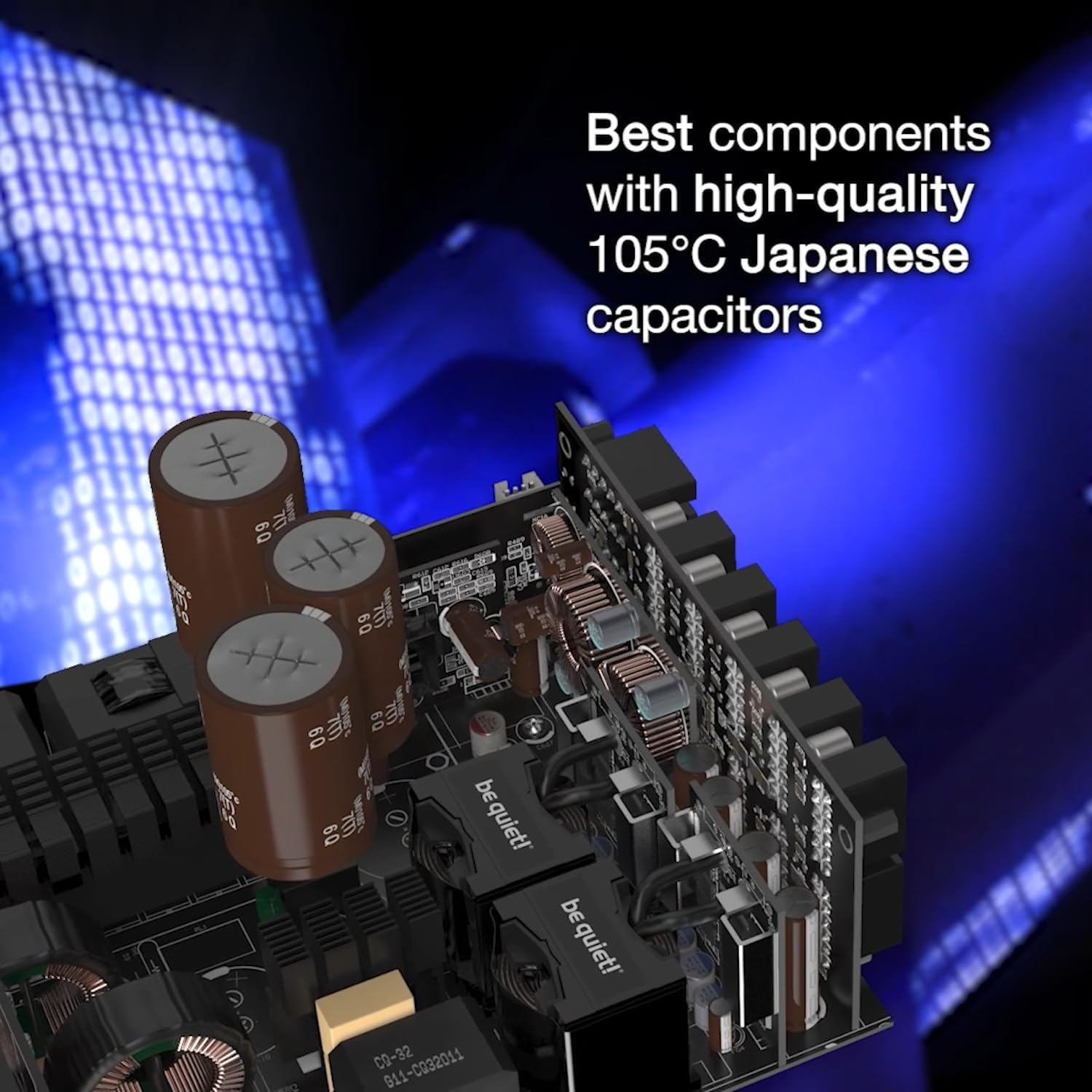 be Quiet! Dark Power Pro 13 1300W Power Supply, ATX 3.0, 80 Plus® Titanium, Fully Digital Control, Silent Wings Fan, ATX 3.0 Compatible with PCIe 5.0 Graphics Cards