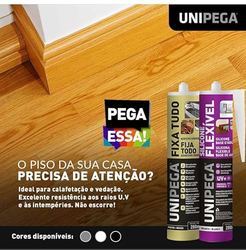 Kit Cola E Acabamento Rodapé De Poliestireno E Pvc Madeira Concreto Gesso Metal Cerâmica Ferro Pedra