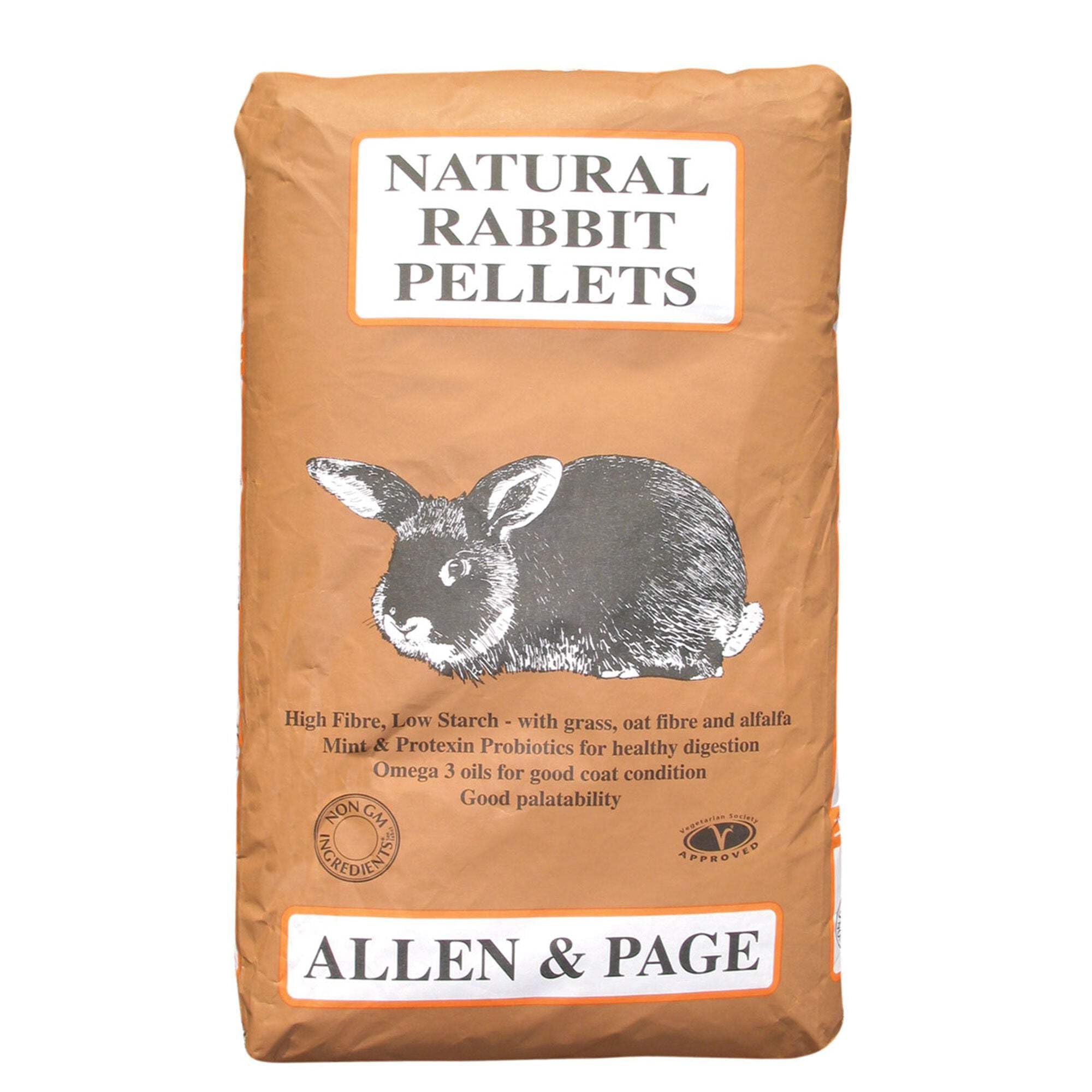 Allen & Page Natural Rabbit Pellets Complete, 20 kg
