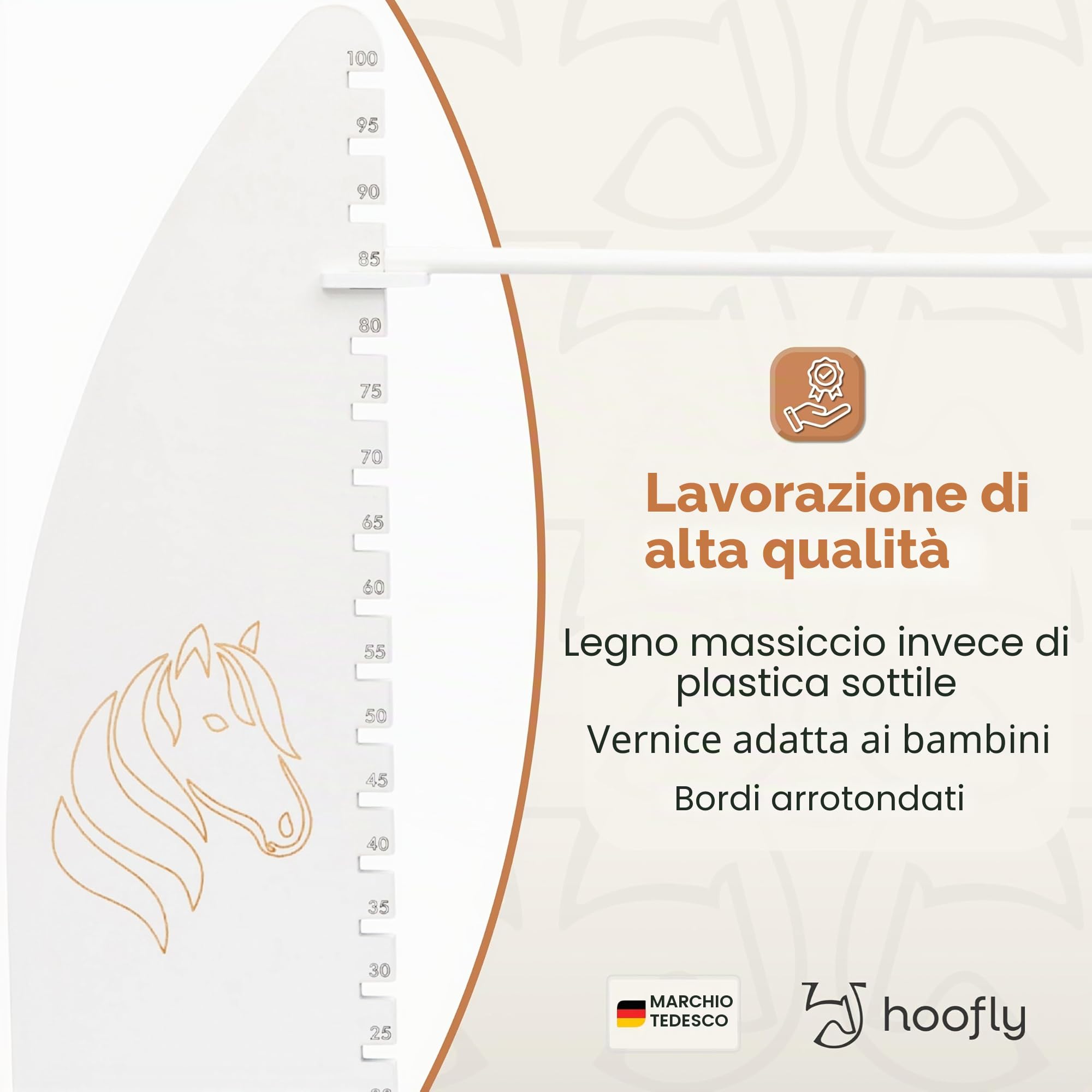 Hobby Horse Ostacolo regolabile in altezza fino a 100 cm – Tunier ostacolo per bambini e giovani, accessori professionali per hobby, cavallo, parcours e regalo per bambini