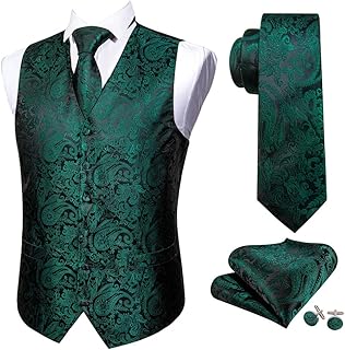 Chaleco de seda rosa para hombre, chaleco de traje delgado, corbata, pañuelo, gemelos, chaleco de corbata para negocios, boda, chaleco