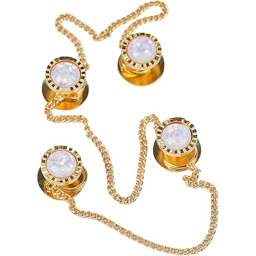 Gold Plated Zirconia Kurta Buttons