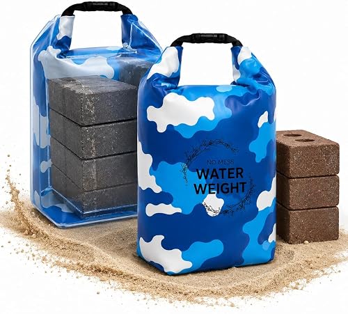 NO Mess Pool Ladder Weights (2X) Fit for Bricks NO Sand Needed Step Anchors