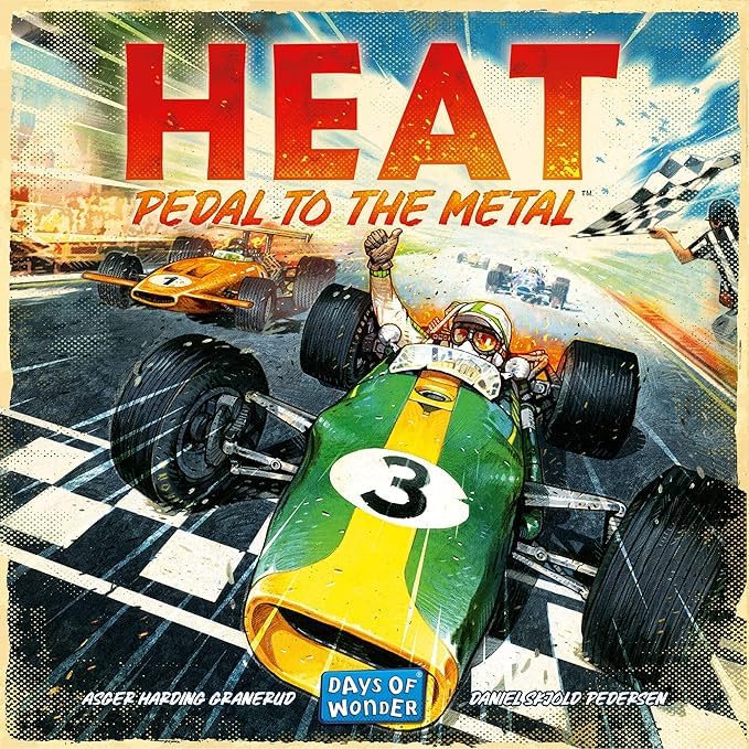 Image of Heat: Pedal to the Metal Board Game | Intense Car Racing and Strategy Game for 1-4 Players, Ages 10+ | Fun Family Game with 60 Minute Playtime