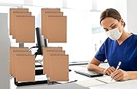 Vista 3 de K-Kraft Steno Notebooks - Cubiertas de papel kraft (cuatro bloc de notas de 5 x 7), 80 hojas cada una