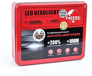 Tac pro led lights for car,headlight & taillight, original (9005),suitable for many cars - mitsubishi lancer shark, red