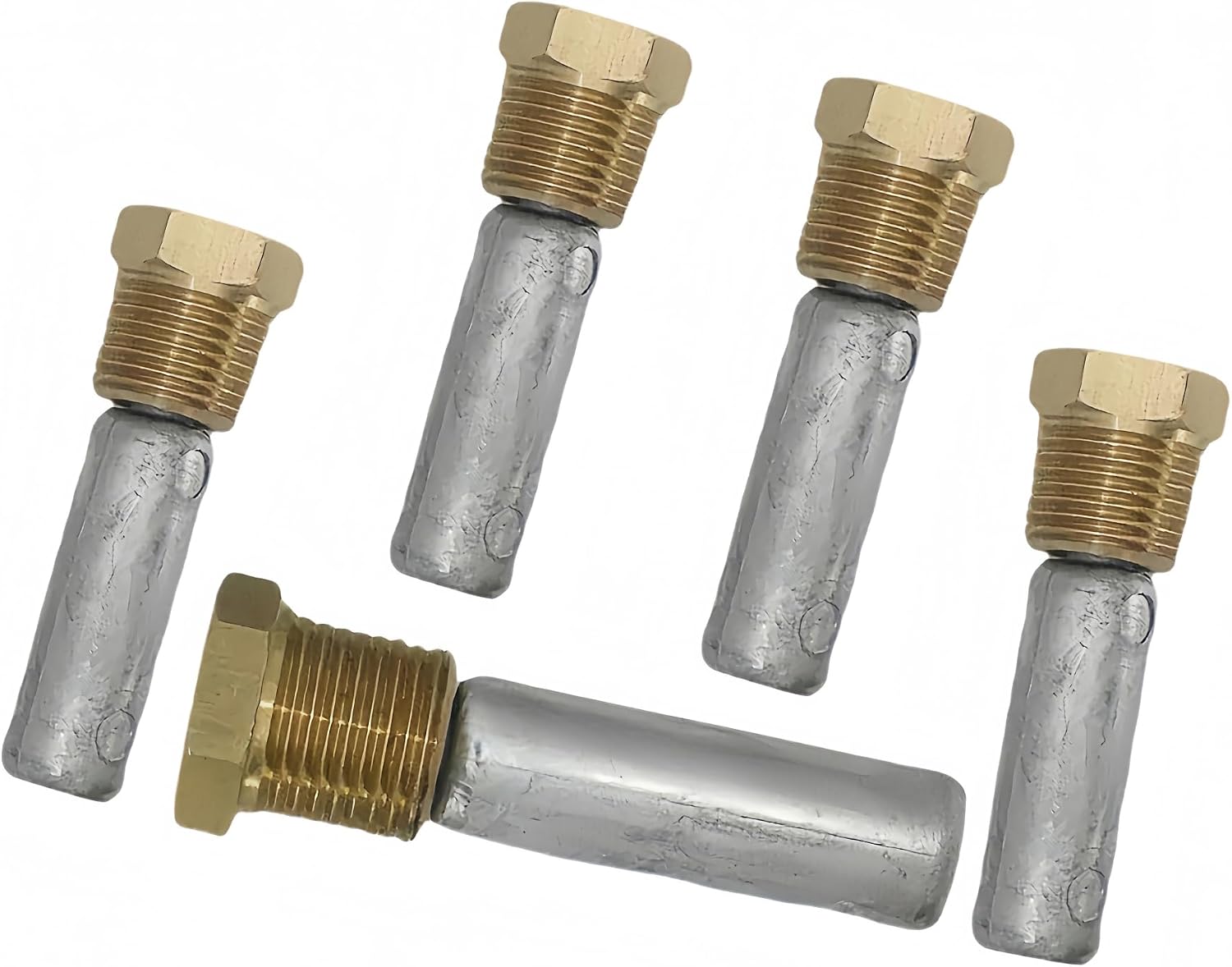 Boat Marine 119574-44150 Zinc Pencil Anode Kit for Yanmar 4LHA 6LP 6LY Marine Engines Replacement 119574-18790 119773-92600