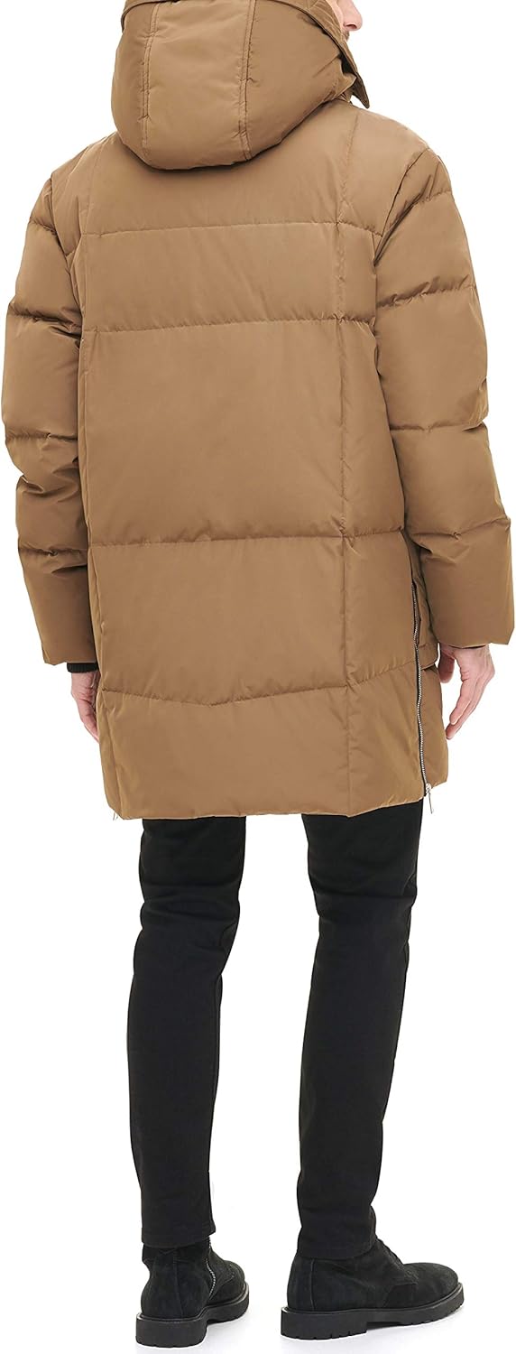 Tommy Hilfiger Men's Heavyweight Quilted Sherpa Hooded Parka - Image 2