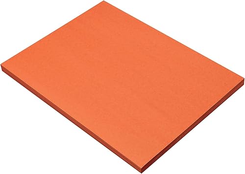 Miniatura 2 de Prang (Formerly SunWorks) - Papel de construcción, naranja, 9 x 12 pulgadas, 50 hojas (paquete de 2)