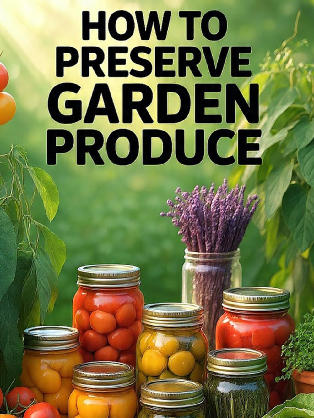 How to Preserve Garden Produce. Preserving Garden Harvest.: Safe, Practical Methods for Canning, Freezing, Fermenting, Dehydrating, and Storing Your Harvest All Year (The Practical Garden Series)