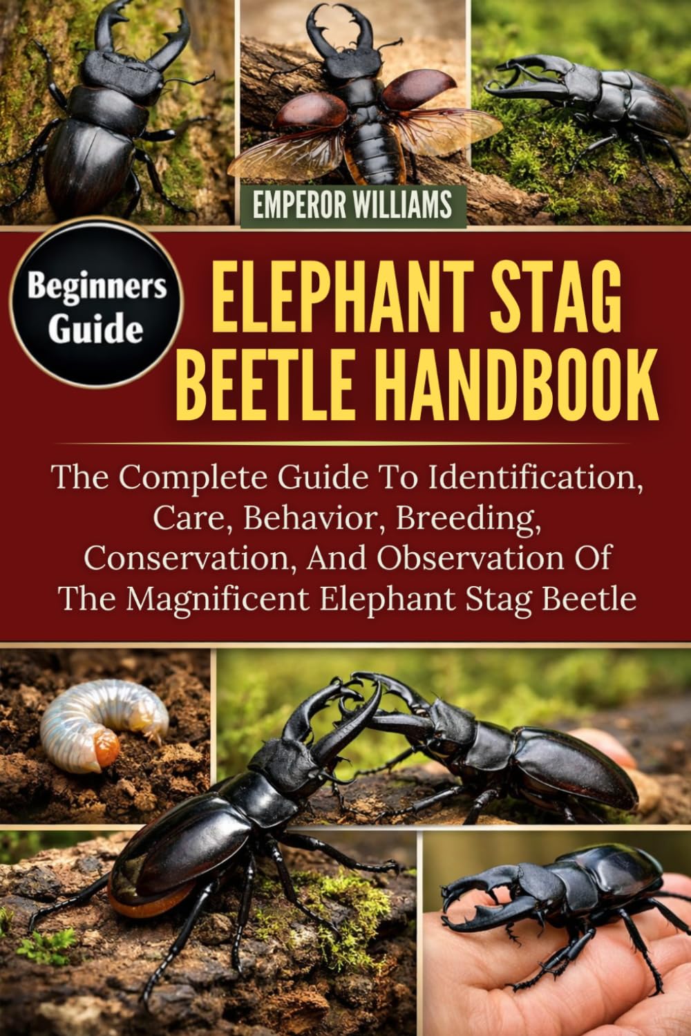 ELEPHANT STAG BEETLE HANDBOOK: The Complete Guide To Identification, Care, Behavior, Breeding, Conservation, And Observation Of The Magnificent Elephant Stag Beetle