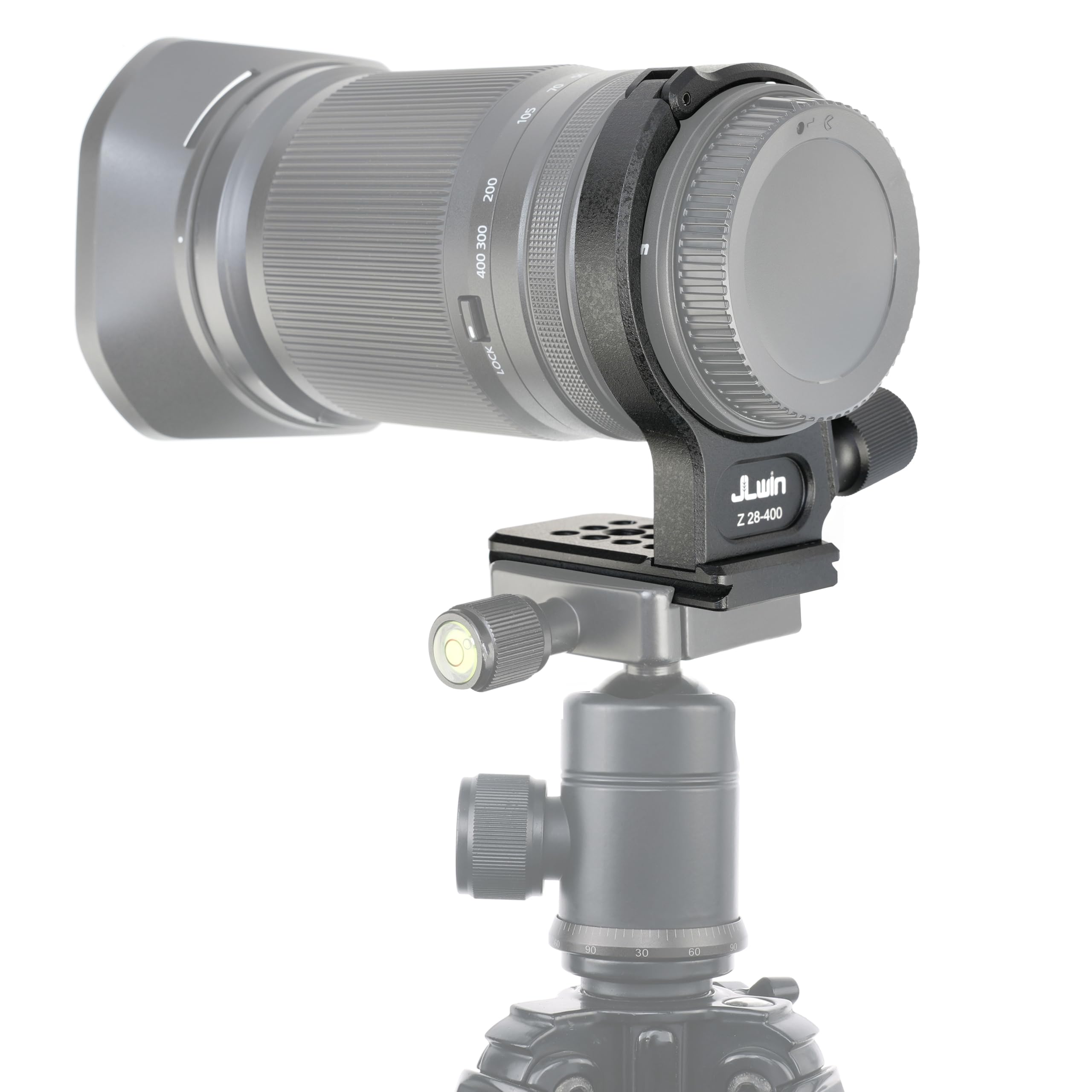 Hersmay Bague de fixation pour trépied d'objectif en métal 70 mm pour Nikon Z 28–400 mm f/4–8 VR sans miroir pour trépied d'objectif d'appareil photo