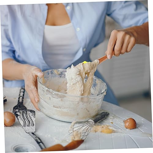 Miniatura 9 de BIUDECO Decoración para tartas, 4 piezas, espátula de madera para niños, kit antiadherente para tartas