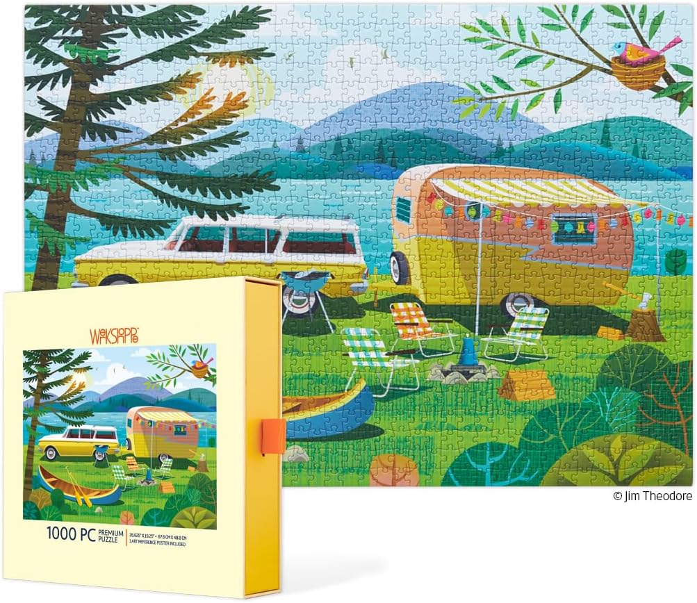 WerkShoppe Happy Camper 1000 Piece Puzzle