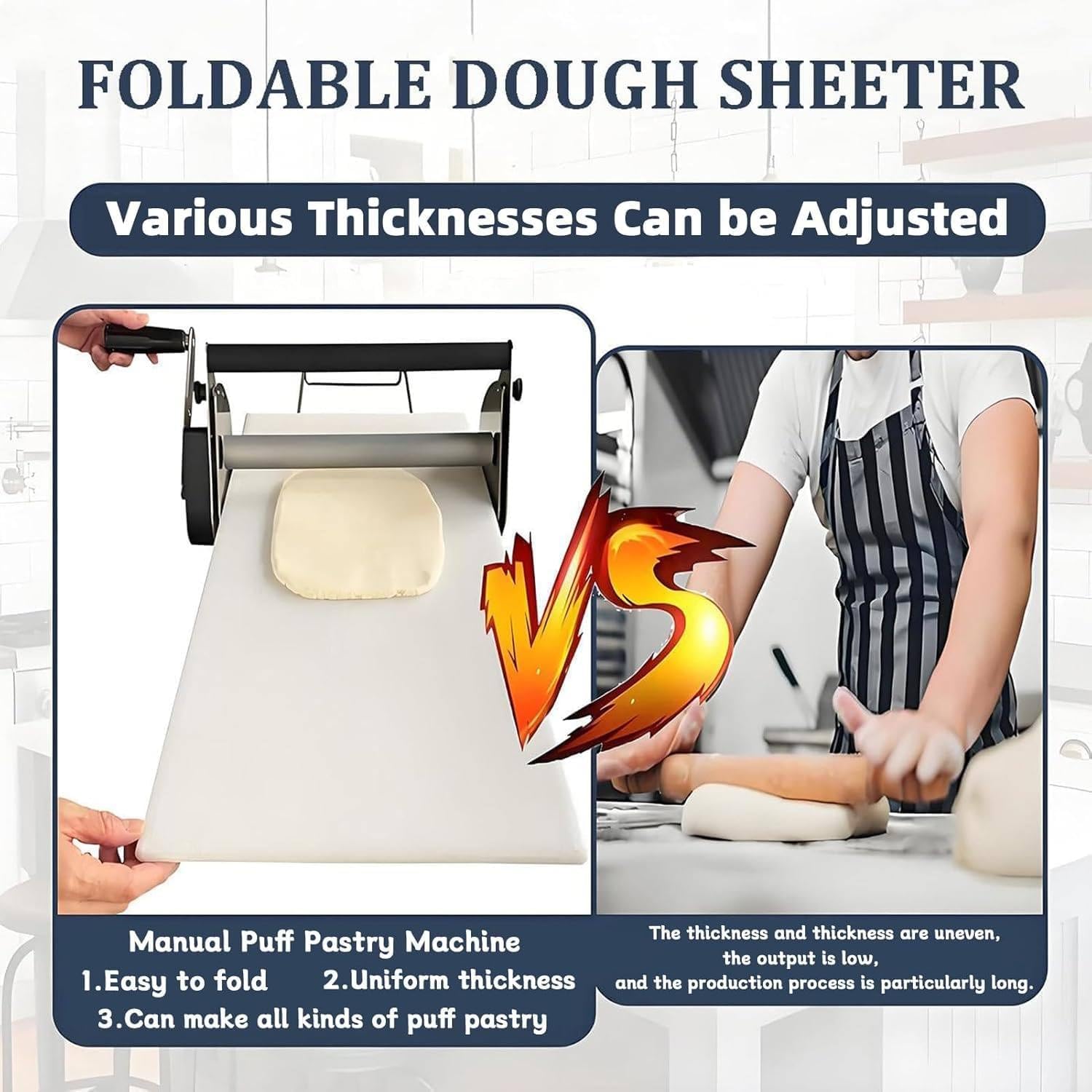Sfogliatrice Elettrica per Pasta, Sfogliatrice Professionale, Sfogliatrices Pasticceria Croissant, Laminatrice per Pasta, Sfogliatrices per Croissant e Pasta Sfoglia per Pasticcerie
