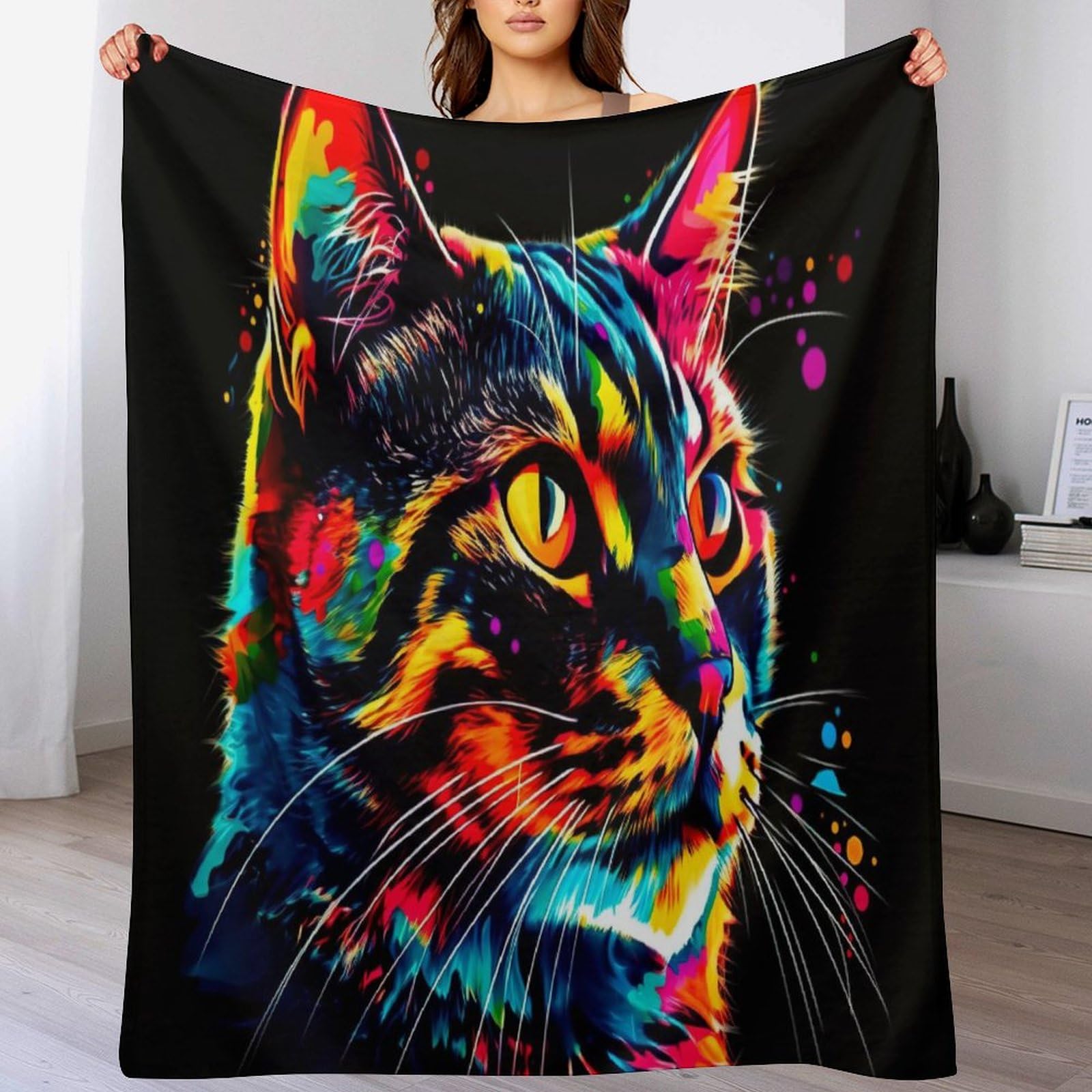 Couverture plaid chat un cadeau doux et réconfortant idéal pour vos proches