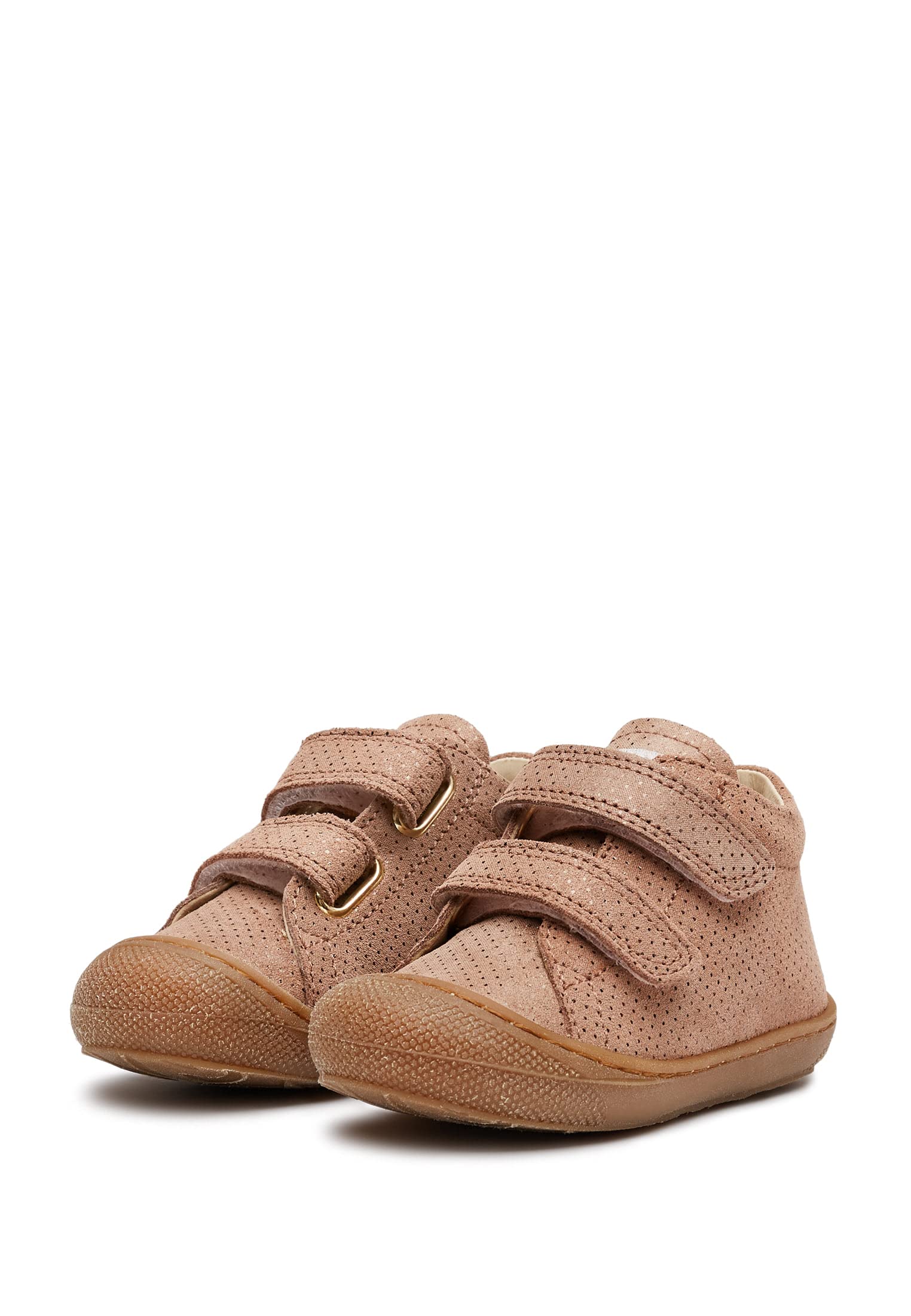 Naturino Chaussures Premiers Pas en suède pailleté
